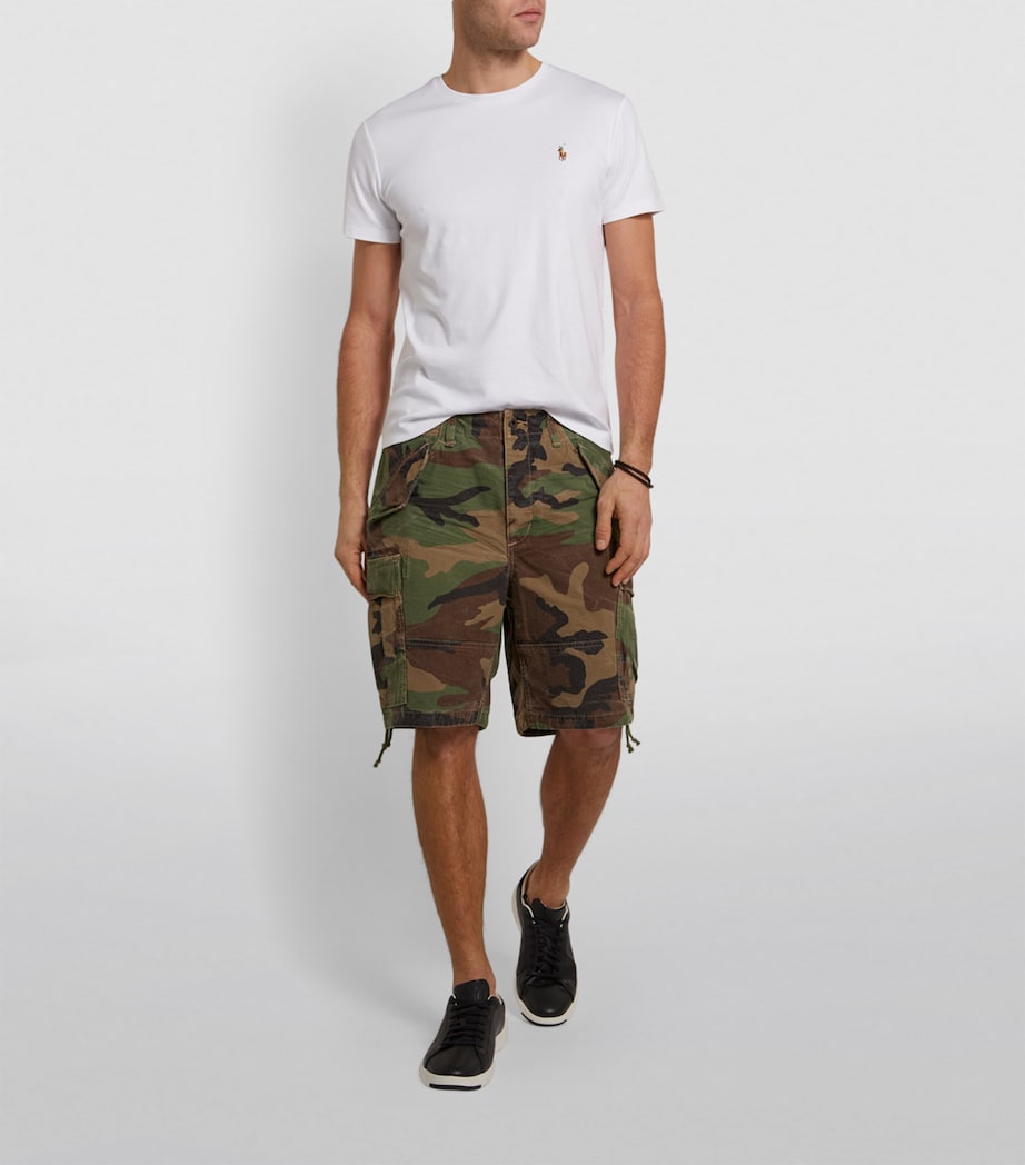 Pima Cotton Polo Pony T-Shirt WHITE Image 3