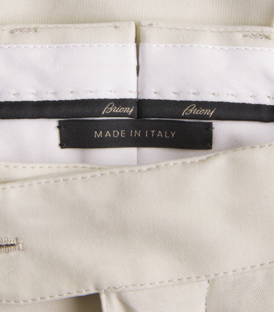 Brioni Mens Wool Tailored Trousers Image 6