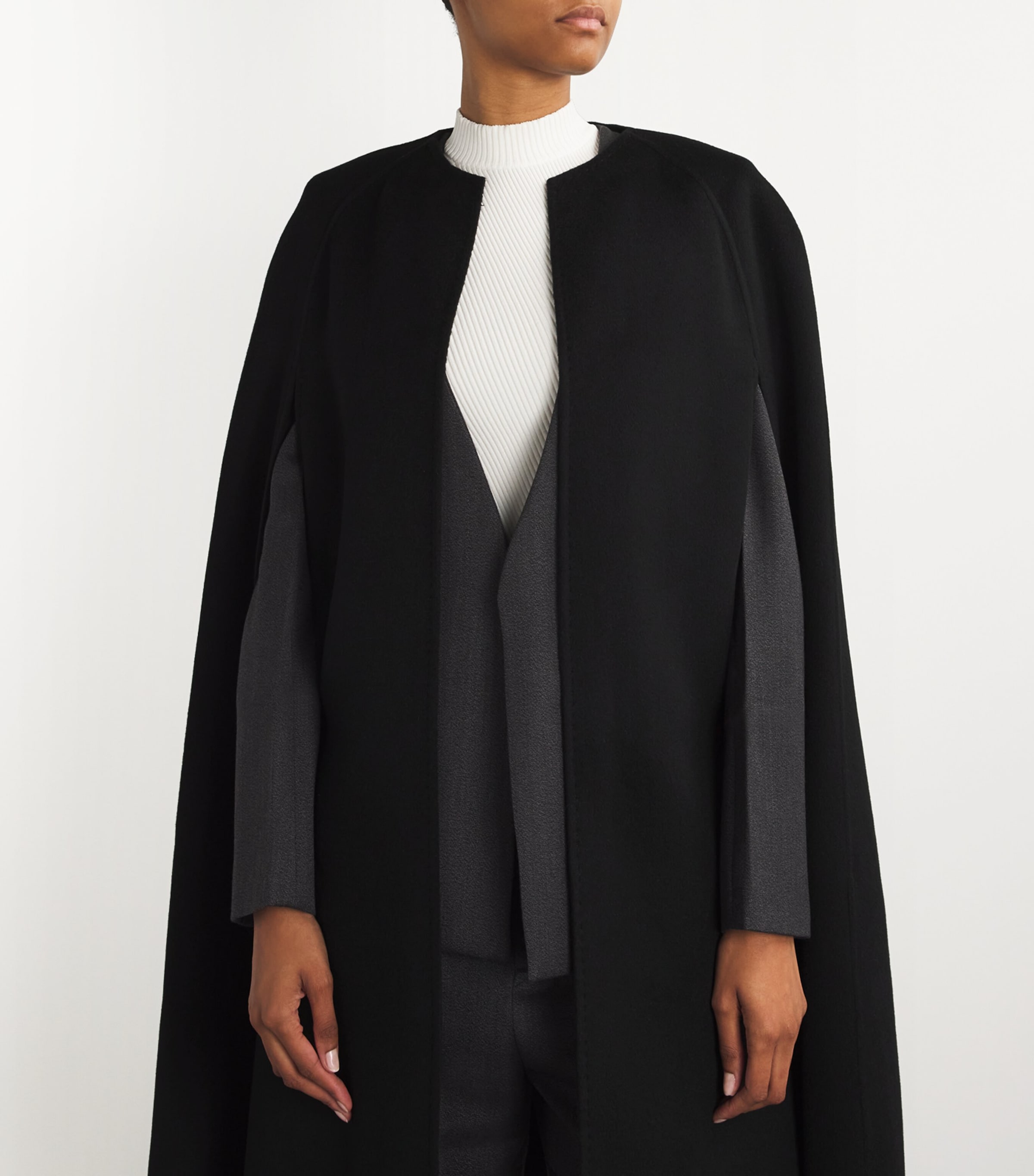 Cashmere Monceau Cape BLACK Image 6