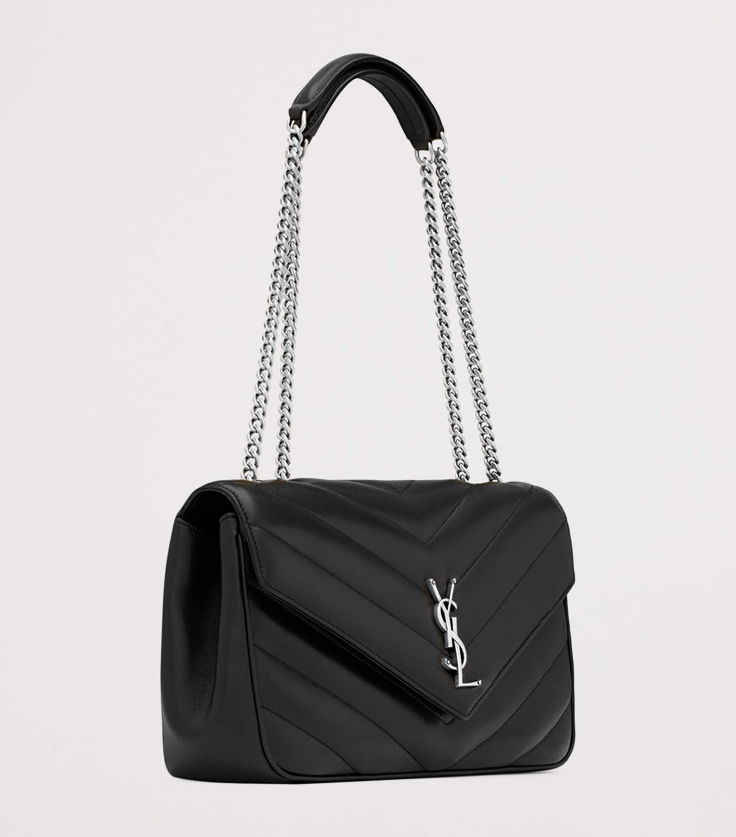 ショルダーバッグ・ポシェット Saint Laurent Loulou Medium Leather Shoulder Bag SAINT LAURENT Loulou medium quilted-leather shoulder bag