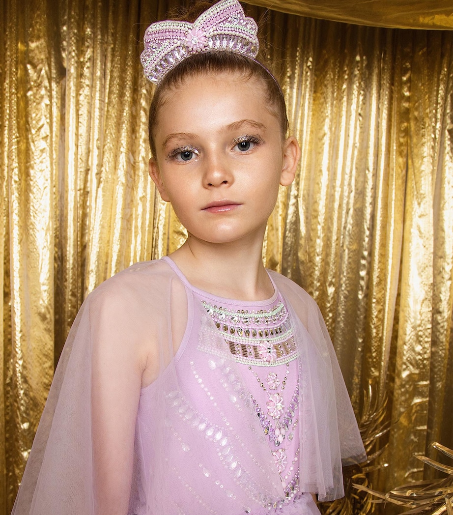 Embellished Lina Headband ORCHID BLOOM Image 3