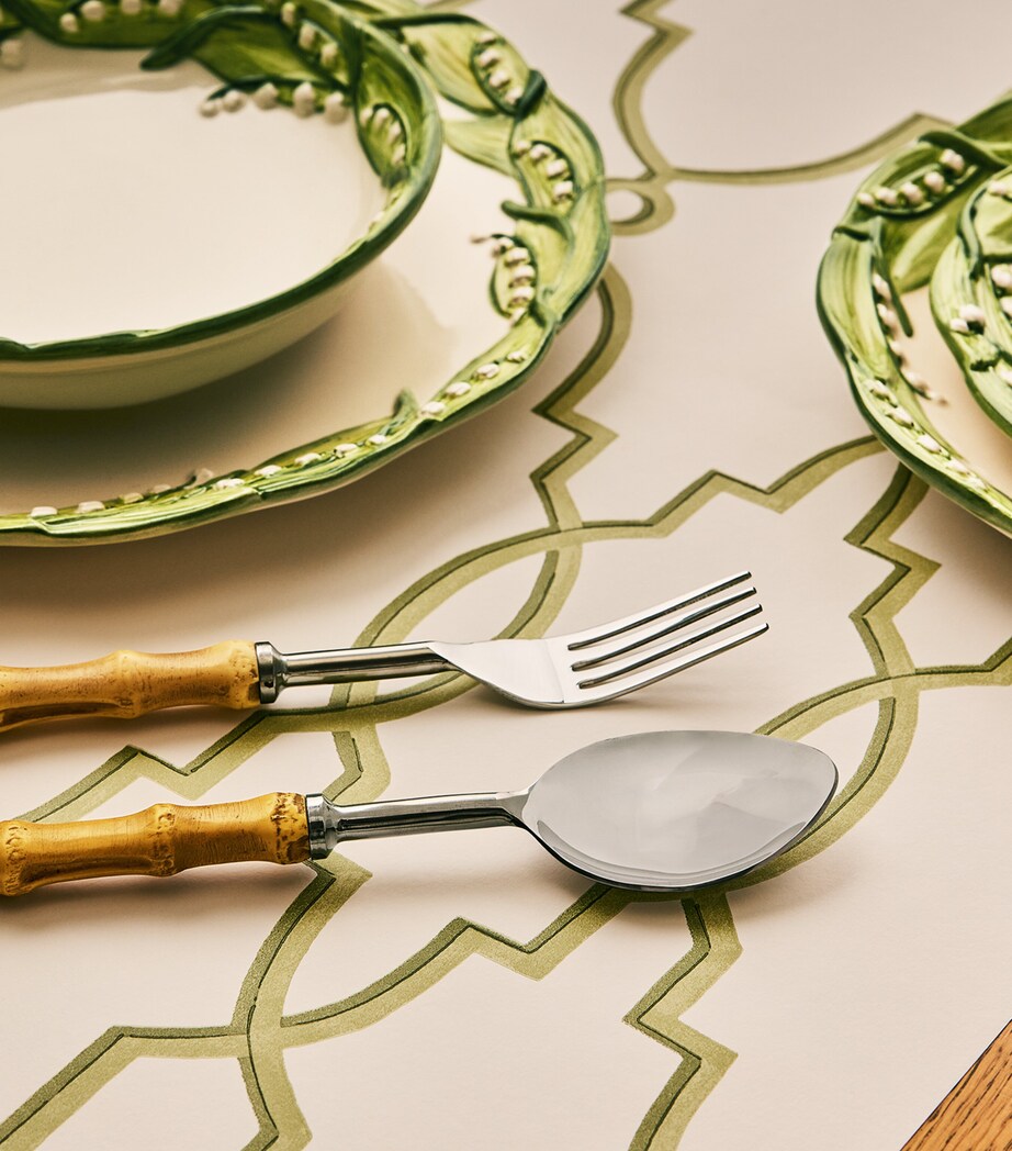 Bamboo Serving Set YELLOW Image 3