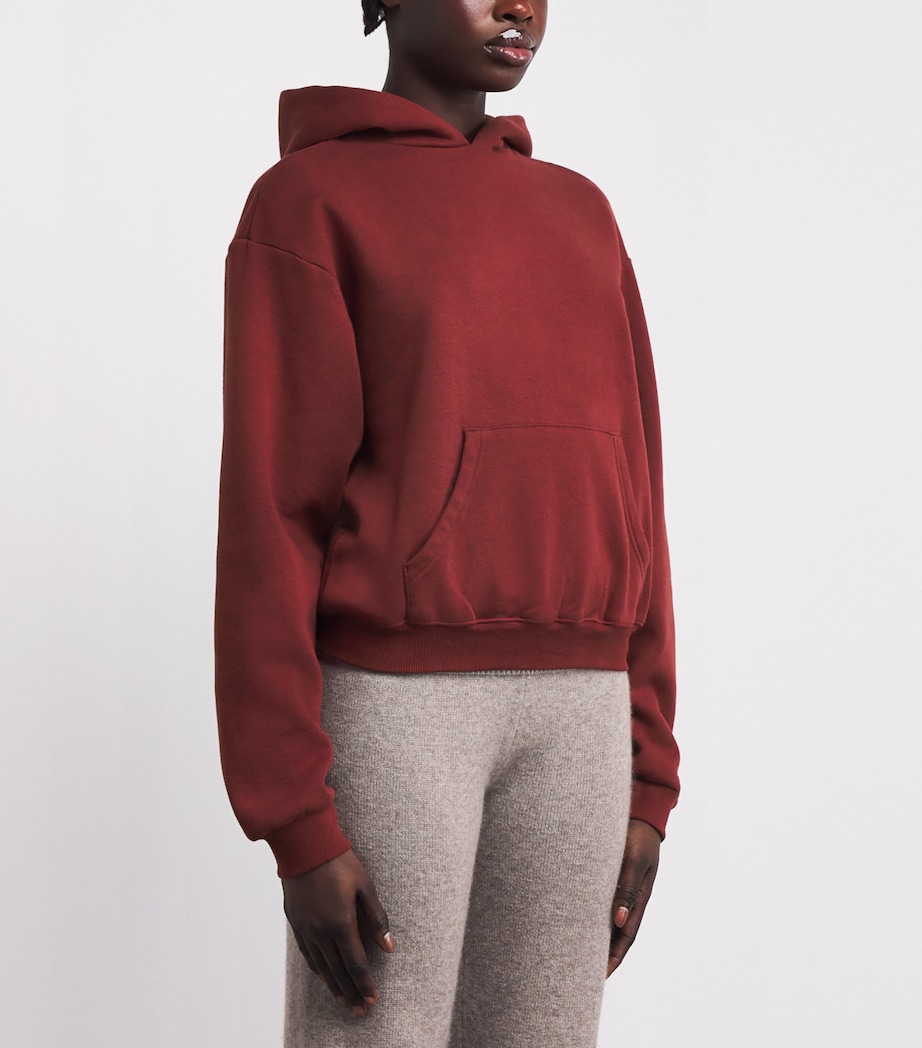 Fleece Classic Hoodie MERLOT Image 3