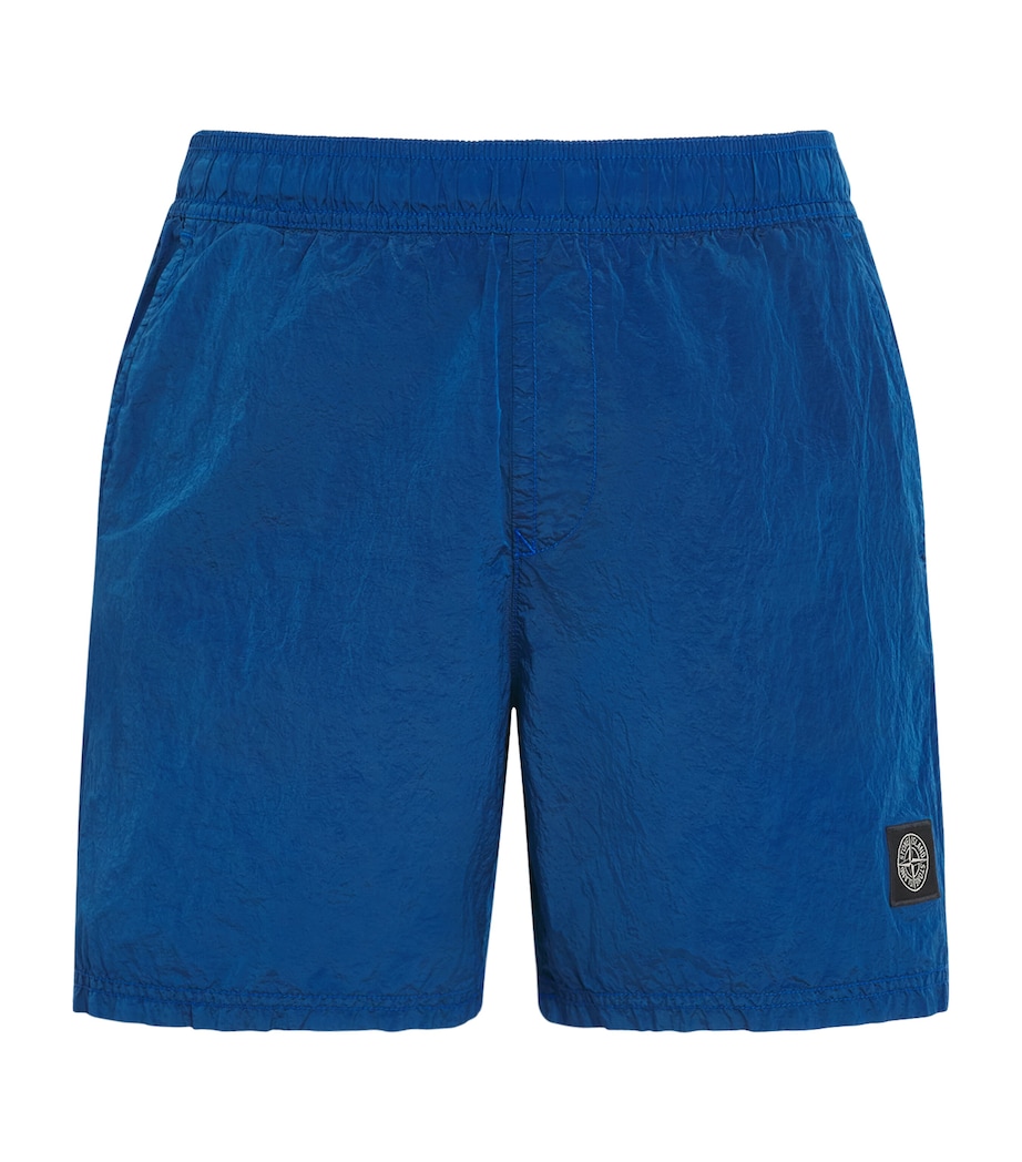 Stone Island Mens Recycled Logo Swim Shorts Image 1