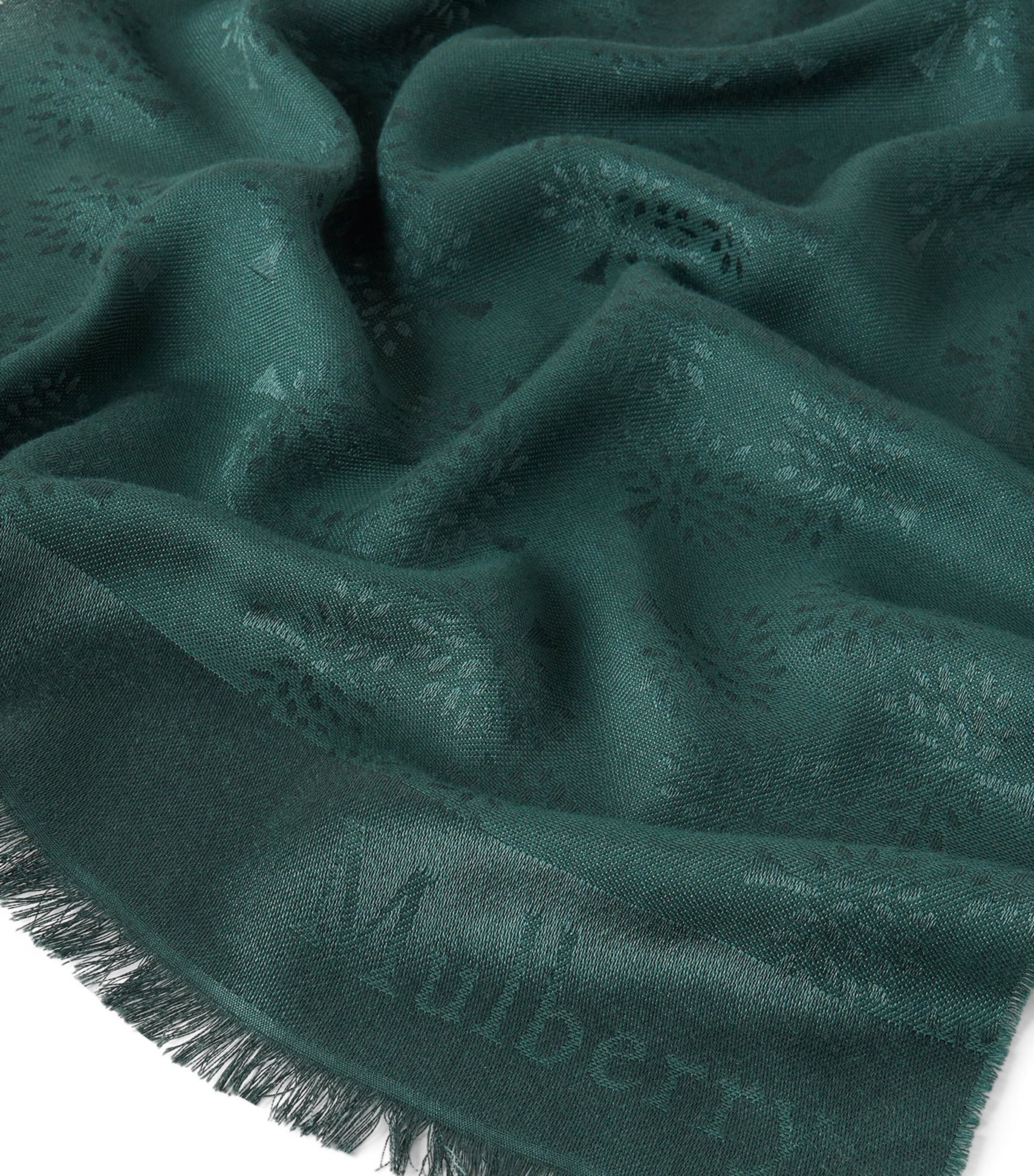 Rectangular Tree Scarf MULBERRY GREEN Image 2