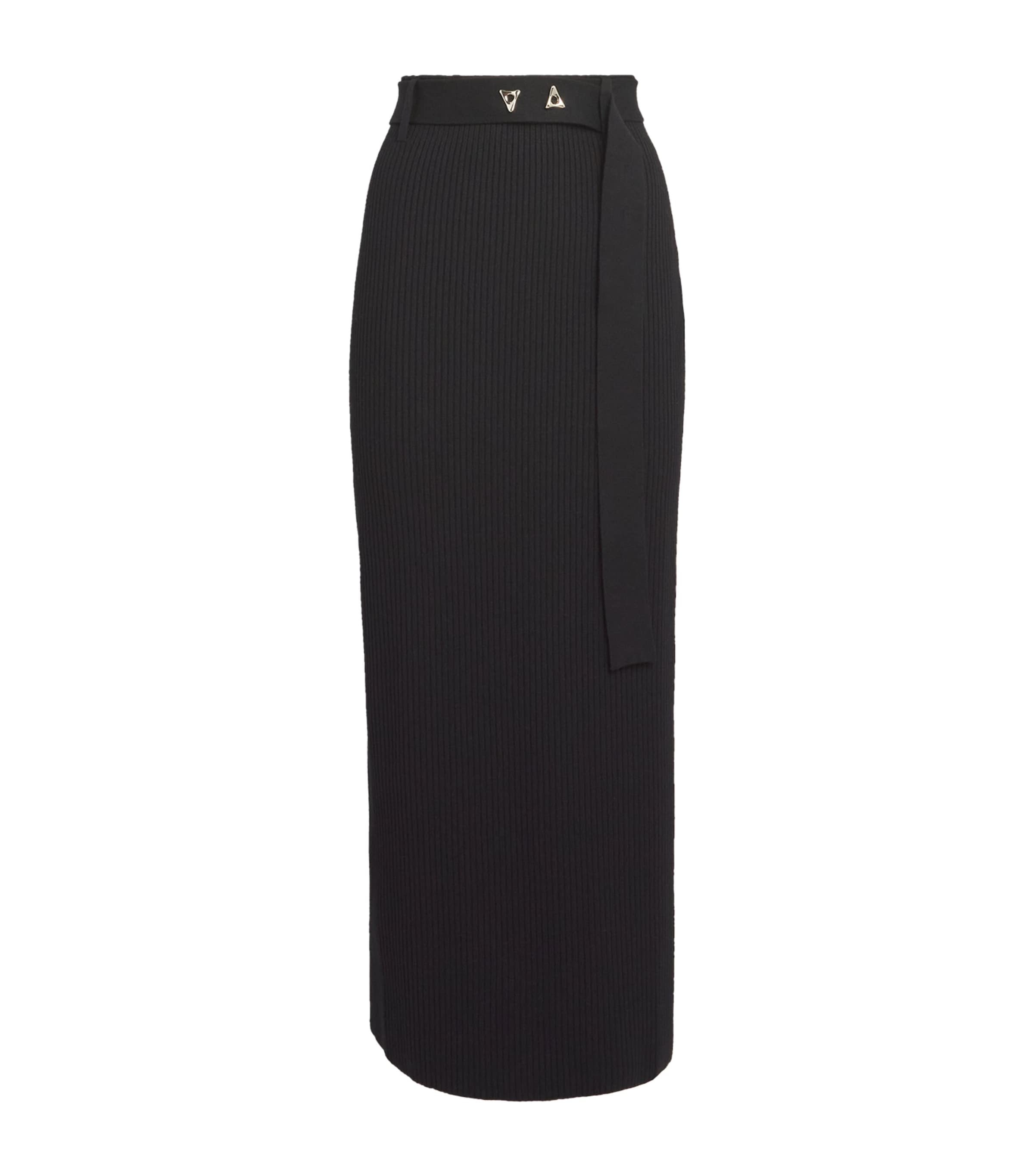 AERON RIBBED FORUM MIDI SKIRT 