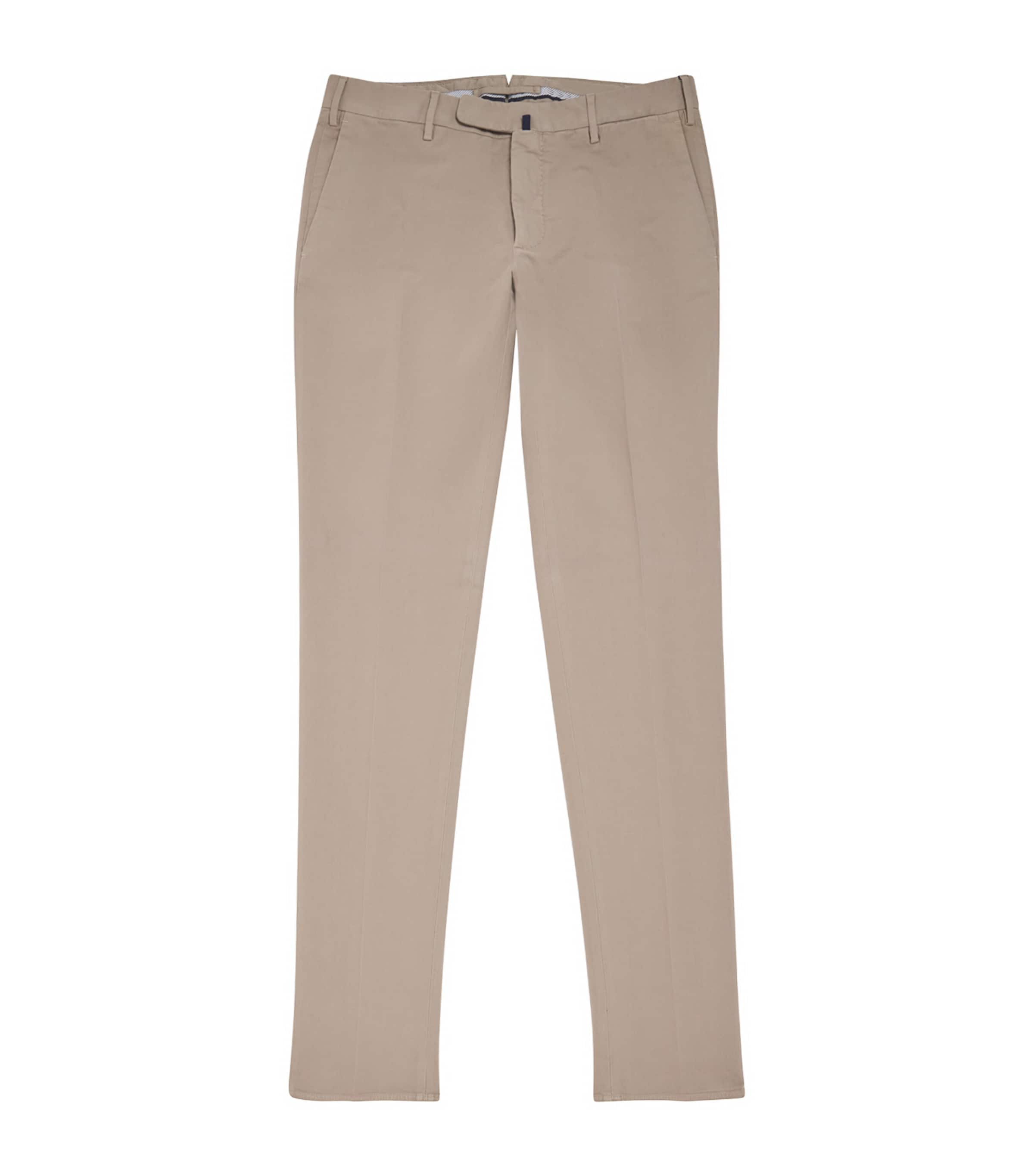 Slowear Stretch-cotton Chino Trousers In Beige