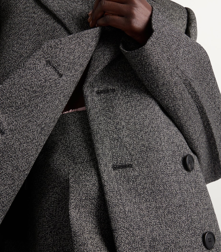 Mouliné Wool Midi Skirt F0002 Image 3