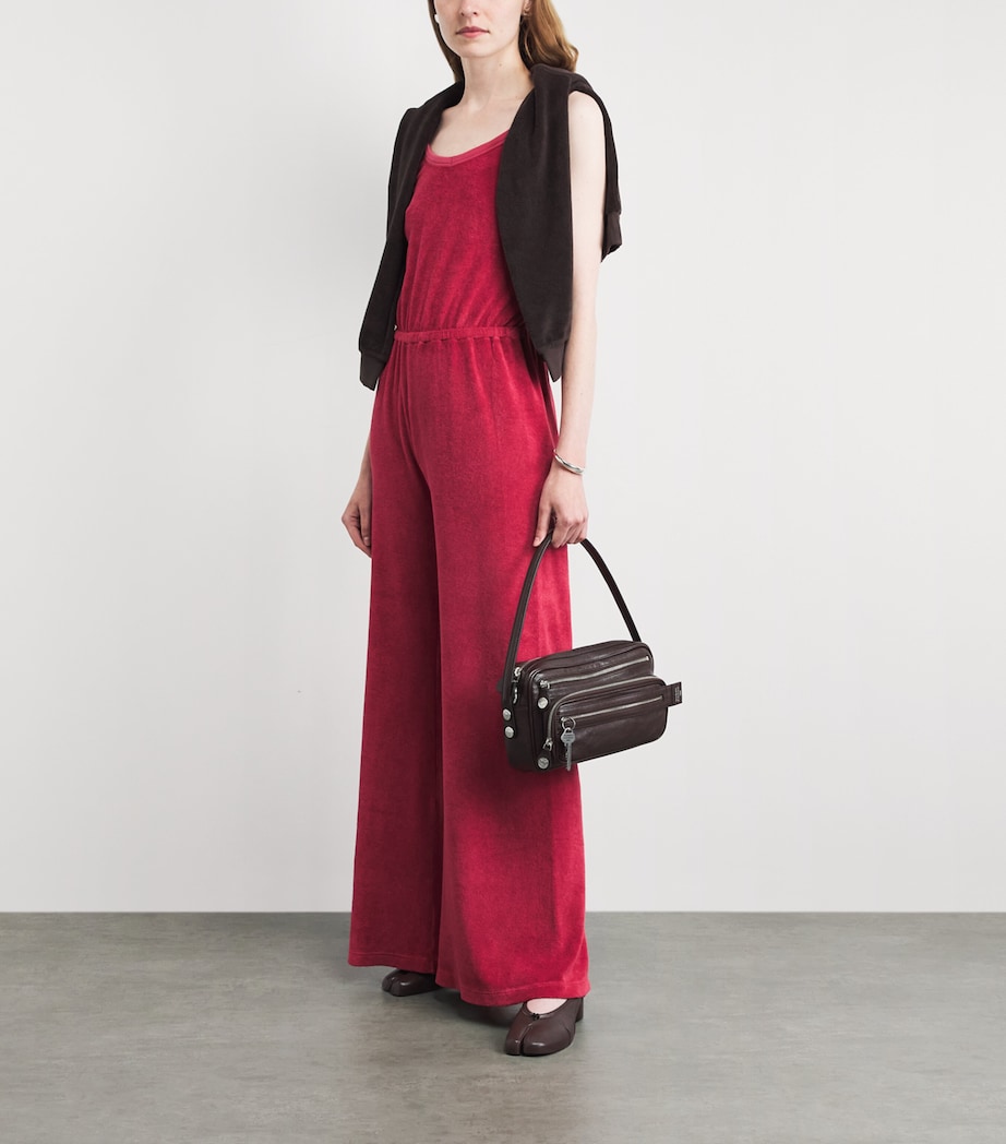 Suzie Kondi Womens Terry Elma Jumpsuit Framboise Image 2