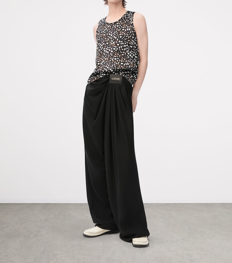 Printed Tank Top BROWN/WHITE Image 2