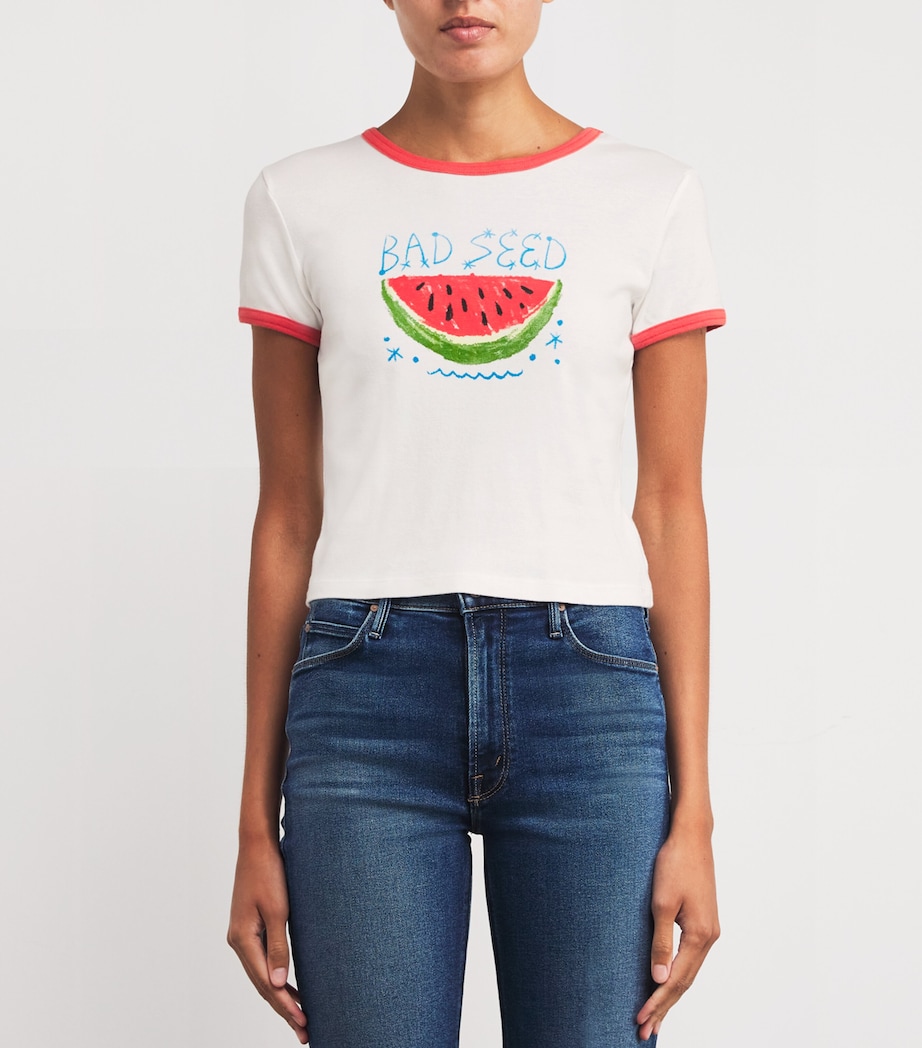 Cotton The Itty Bitty Ringer T-Shirt BAD SEED Image 3