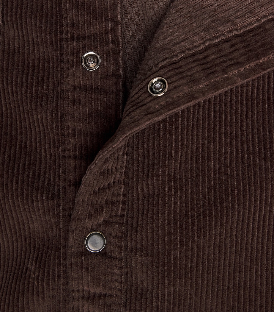 Corduroy Overshirt U71LP CORDUROY CFFE Image 5