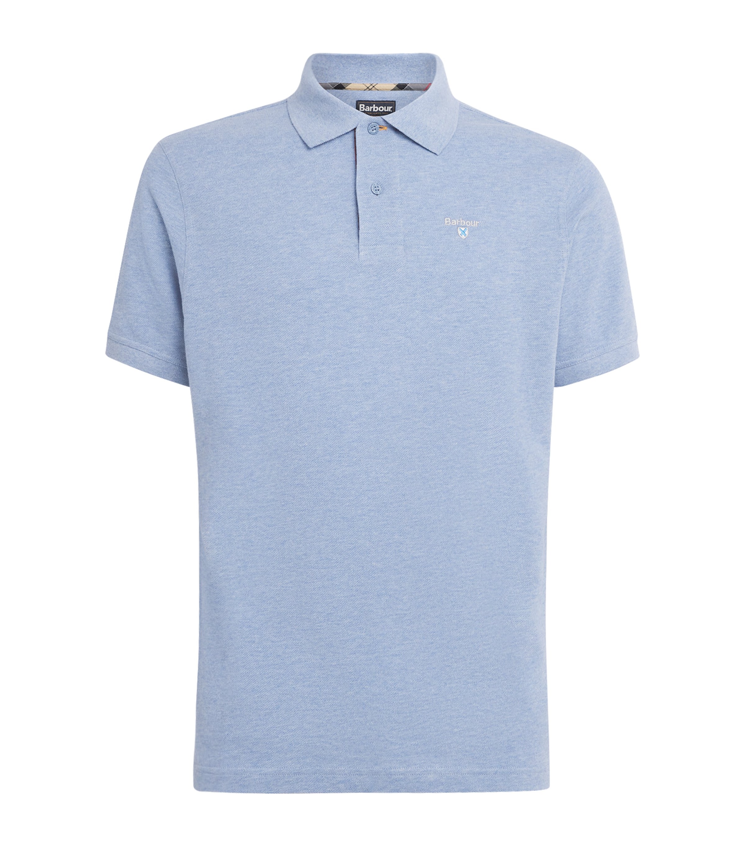 Cotton Pique Polo Shirt SKY MARLBL55 Image 1