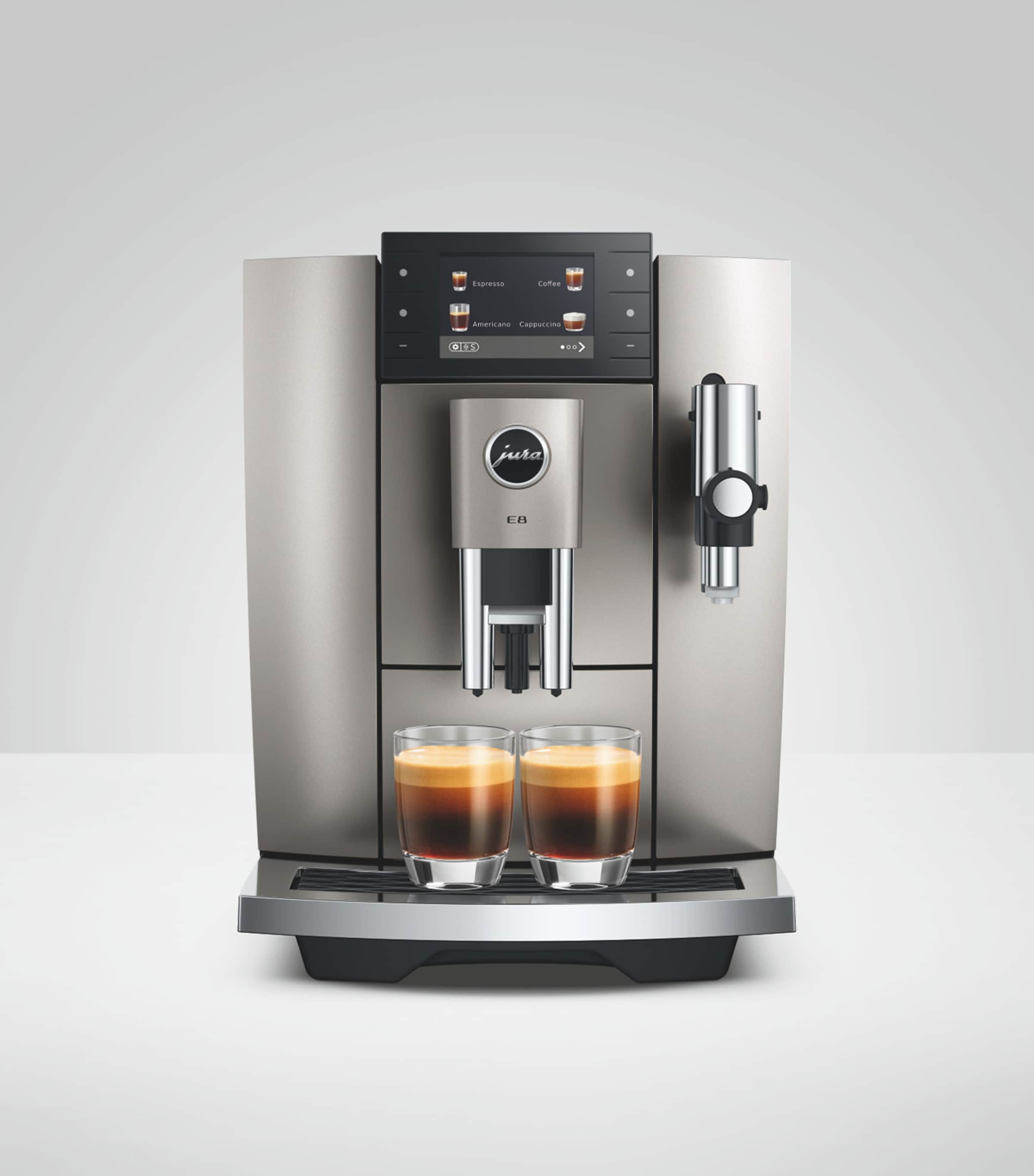Jura E8 Coffee Machine Silver Image 5