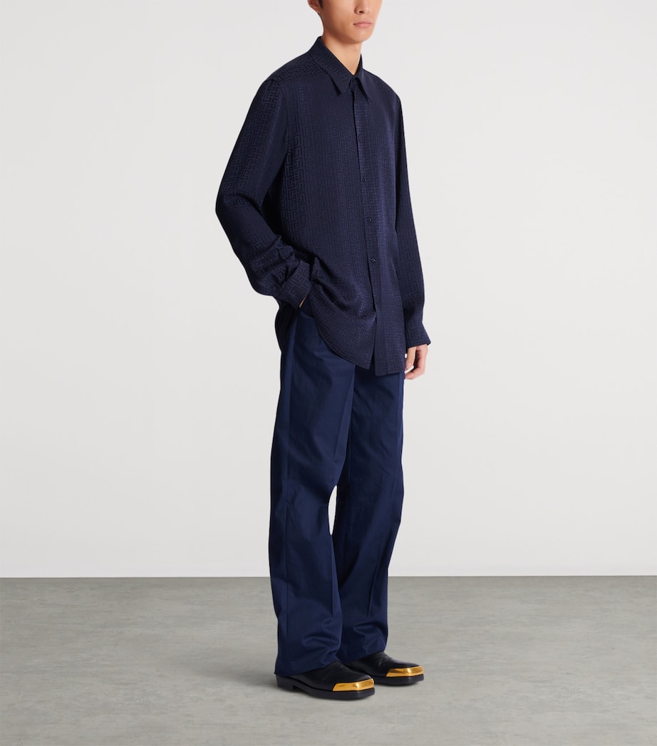 Monogram Jacquard Shirt 6UB MARINE Image 2