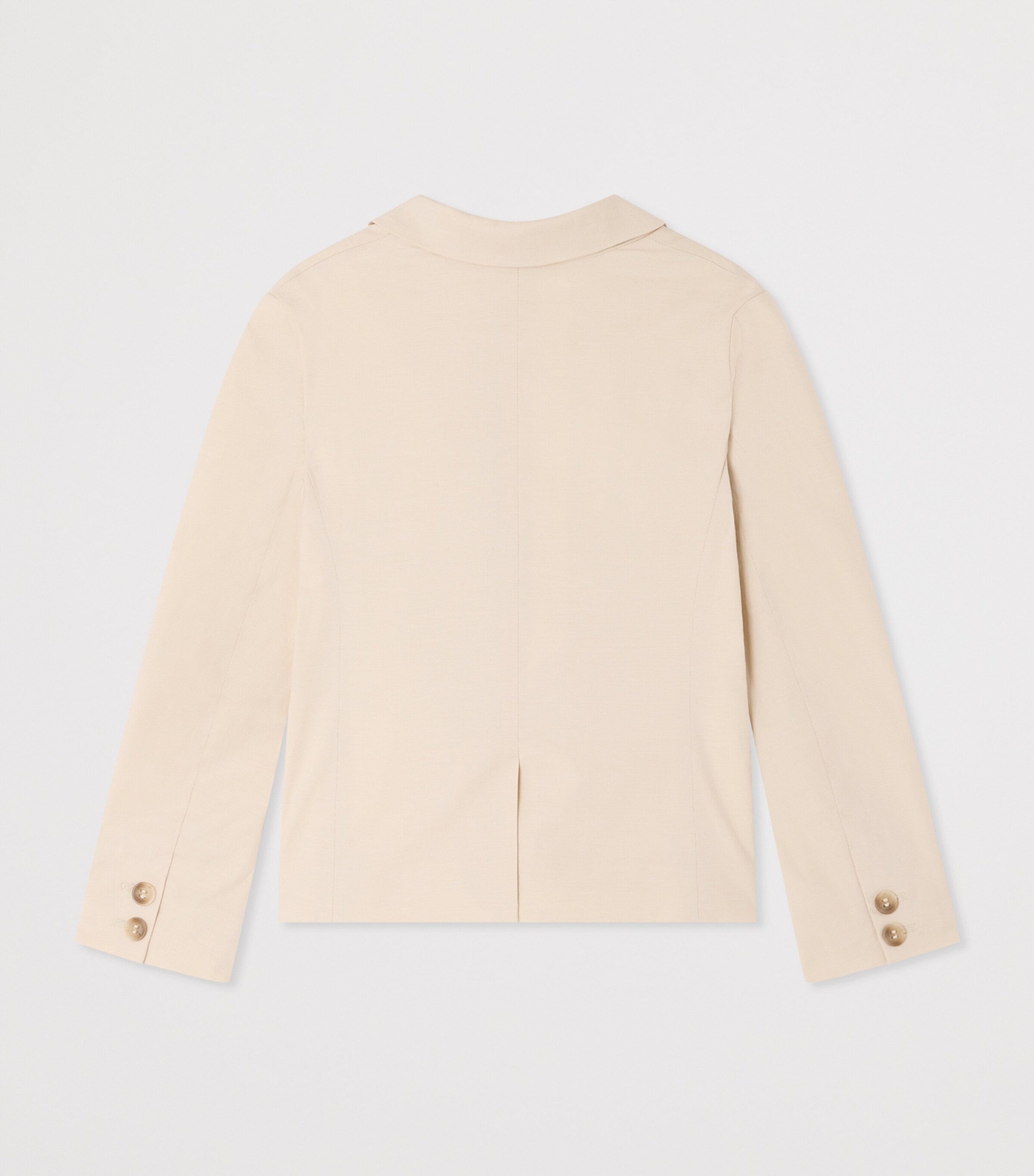 Bonpoint Cotton-Blend Aristide Blazer (10-14 Years) Ecru Image 2