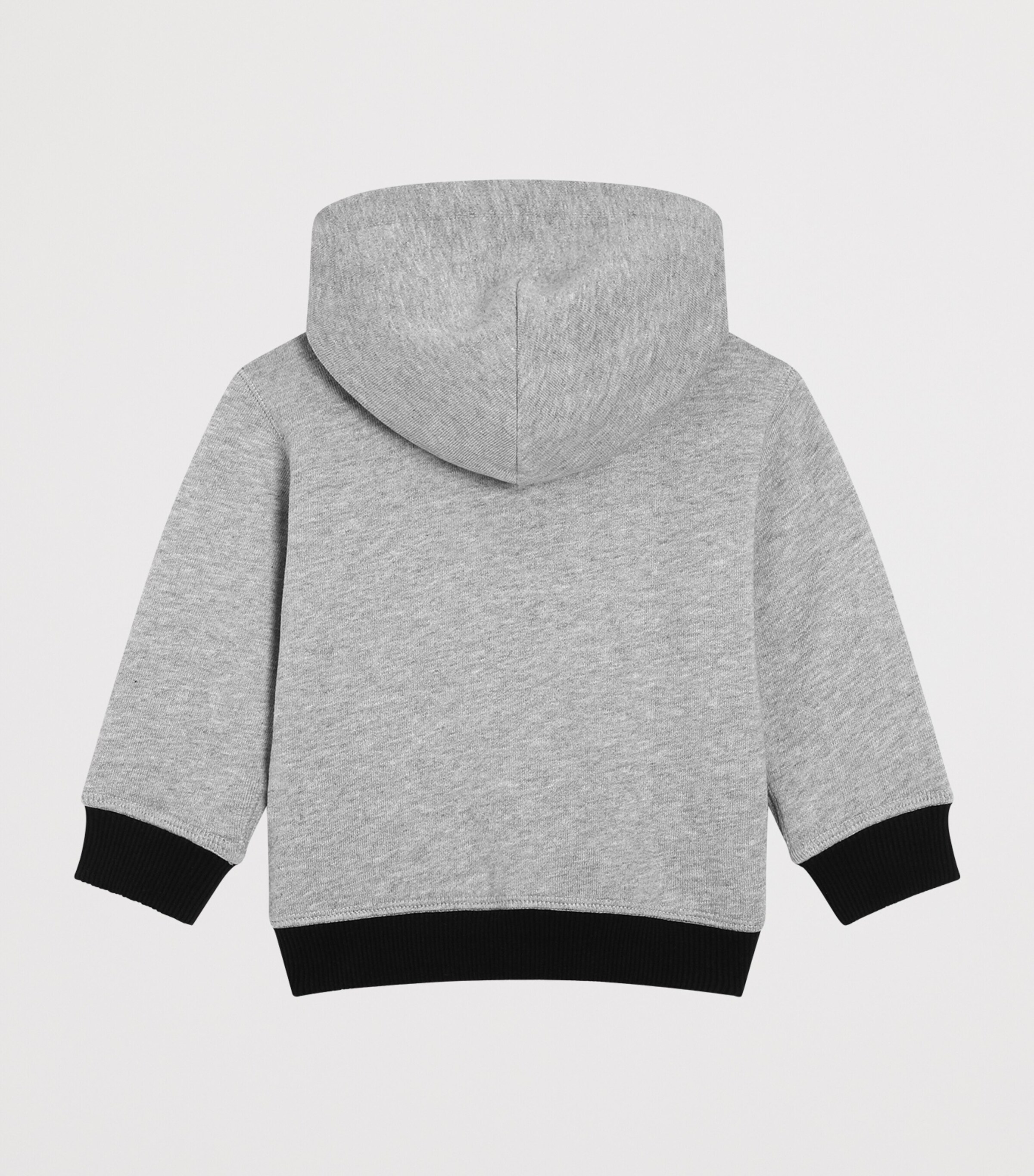 Jersey Zip-Up Hoodie (3-36 Months) S8290-MELANGE G Image 2