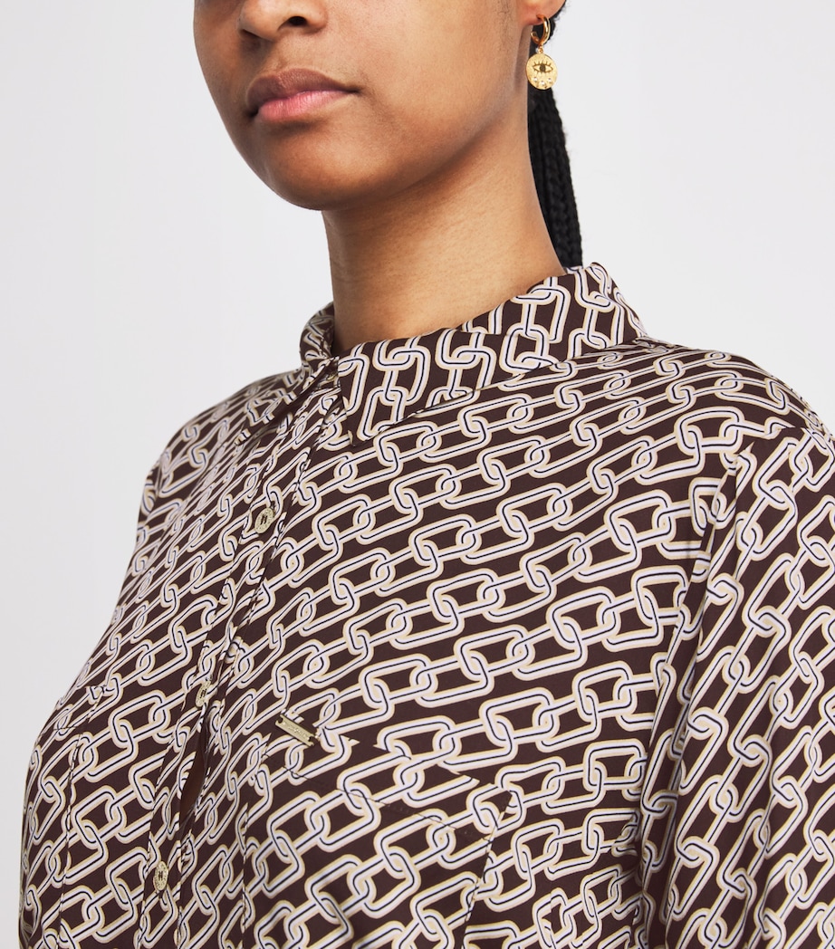 Melissa Odabash Womens Chain Print Millie Shirt Image 5