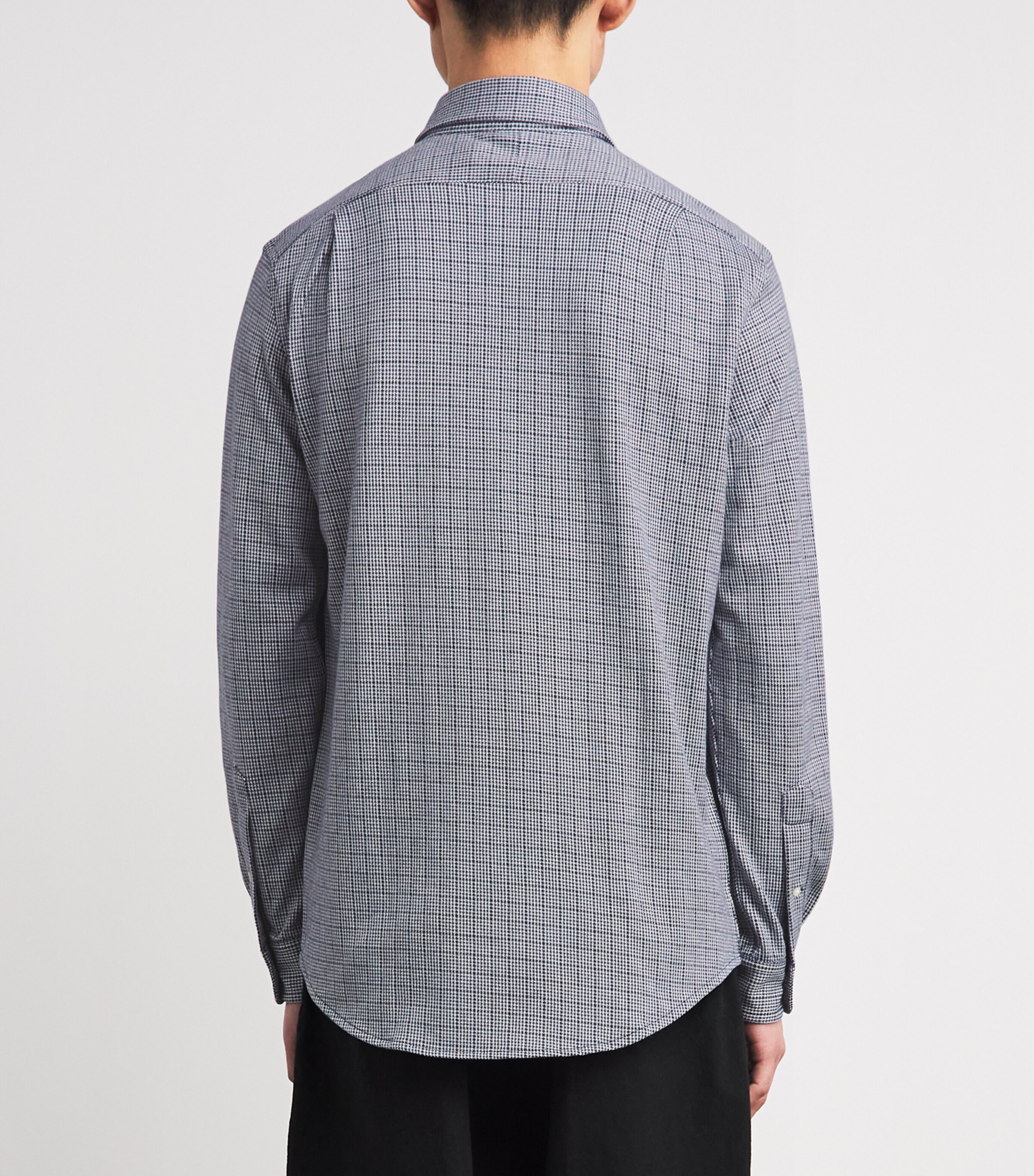 Polo Ralph Lauren Mens Glen Plaid Shirt Gln Pldnwprt Nvy/wht Image 5