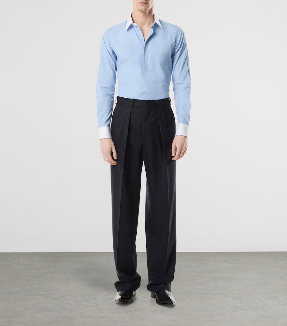 Cotton Contrast-Trim Shirt UCP Image 2