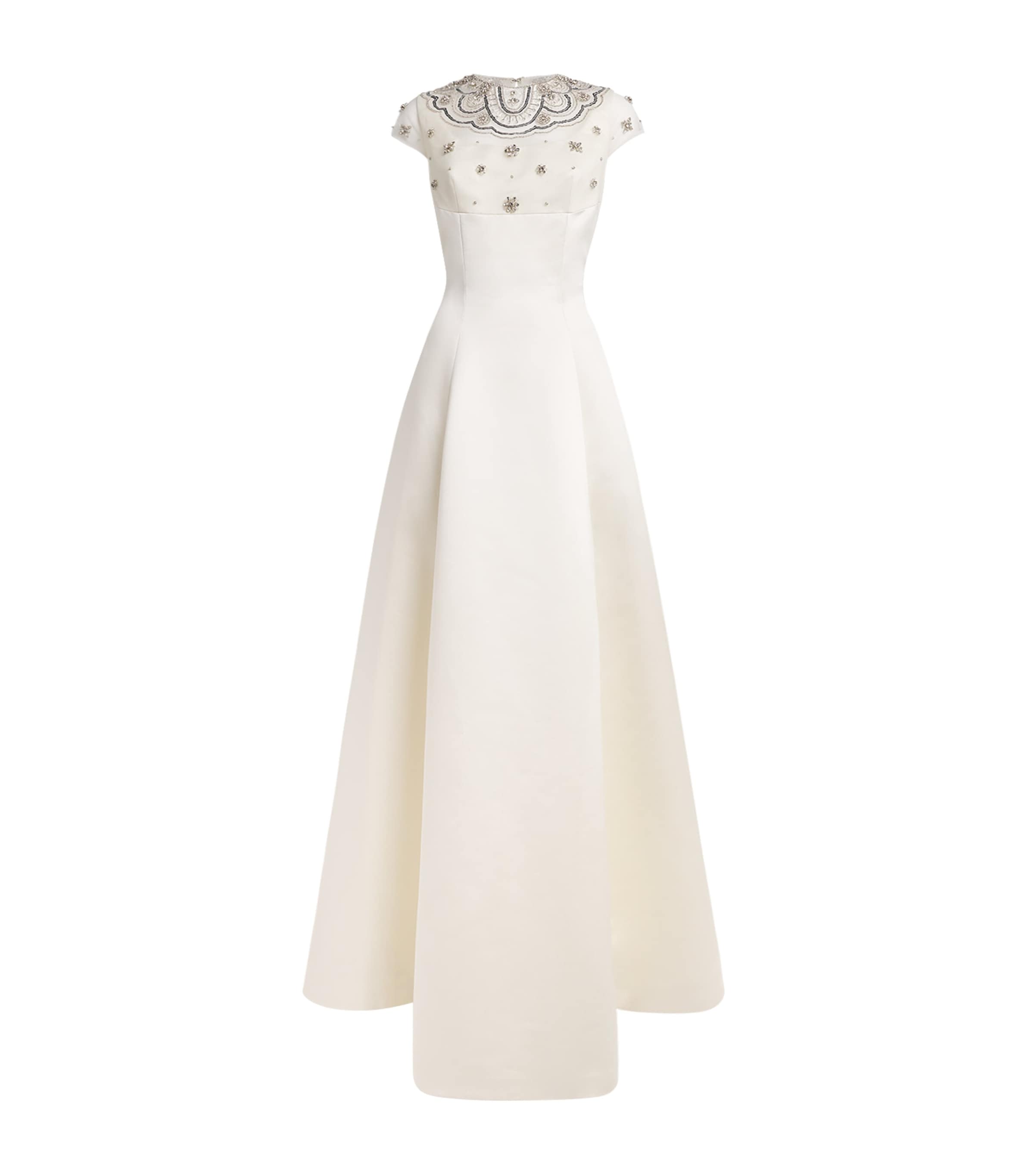 Embroidered Margo Gown