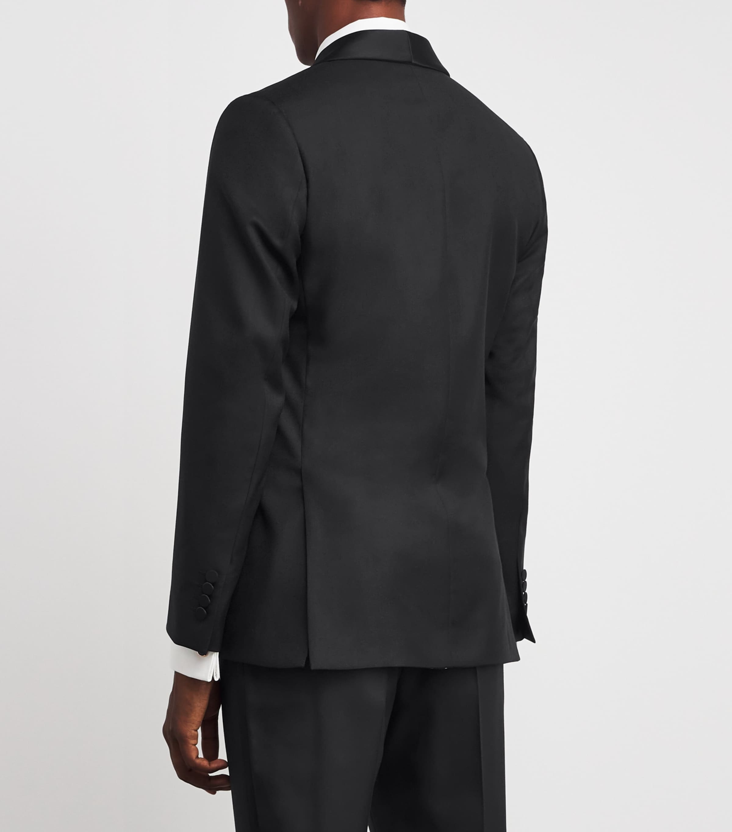 Velour Tailored Blazer 79_BLACK Image 4