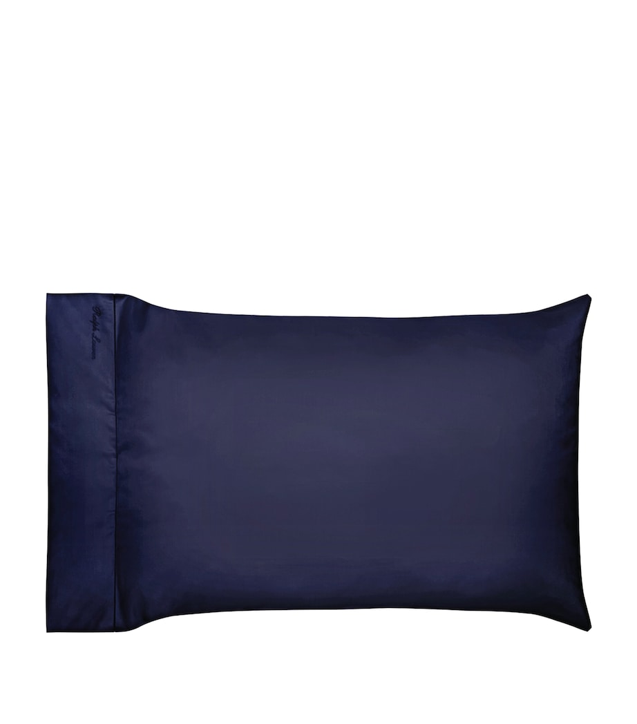 Langdon King Pillowcase Pair (50cm x 90cm) NAVY Image 2