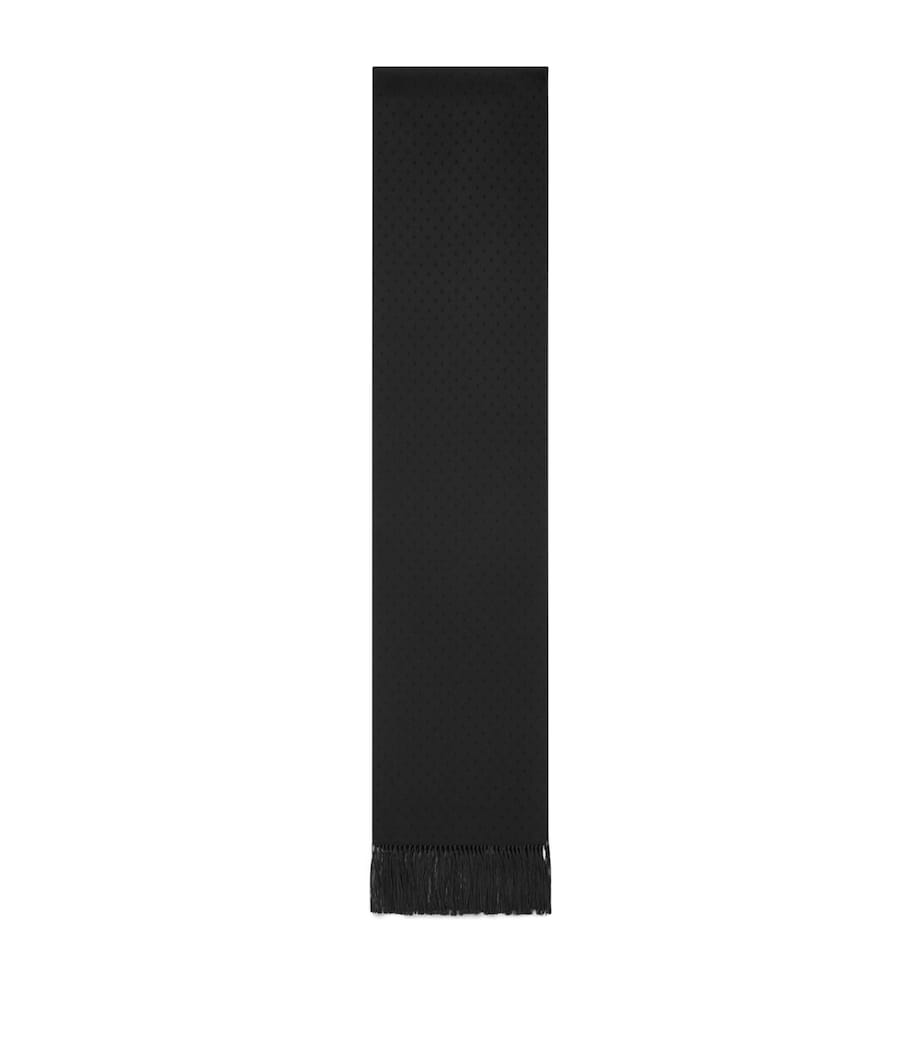 TOM FORD Silk Polka-Dot Scarf Naa Image 1