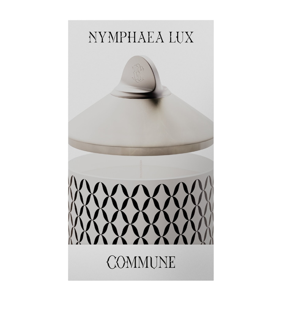 Nymphaea Lux Scented Candle with Cover (400g) NO COLOUR Image 8