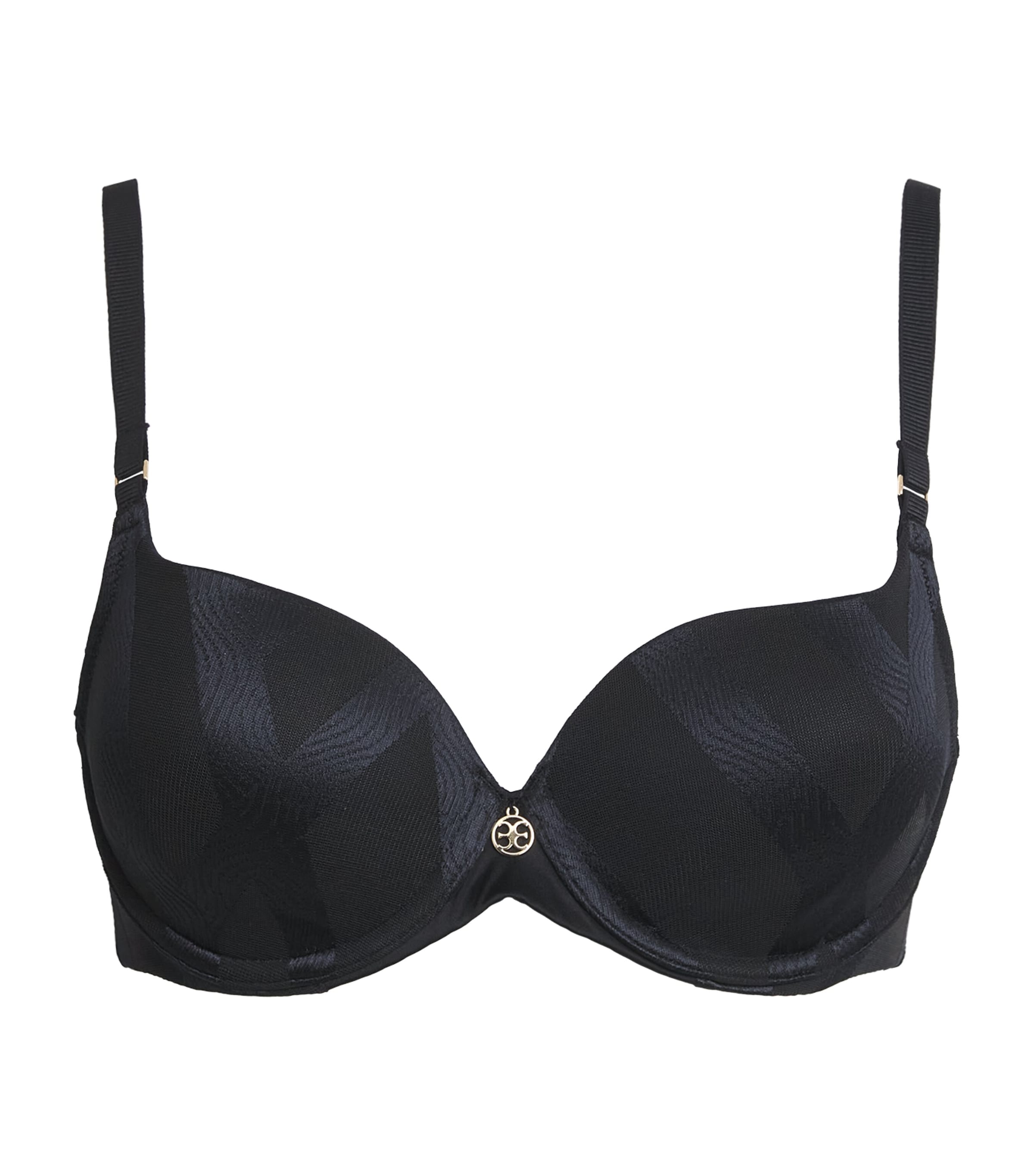 Chantelle Womens Glaze T-Shirt Bra Black Image 1