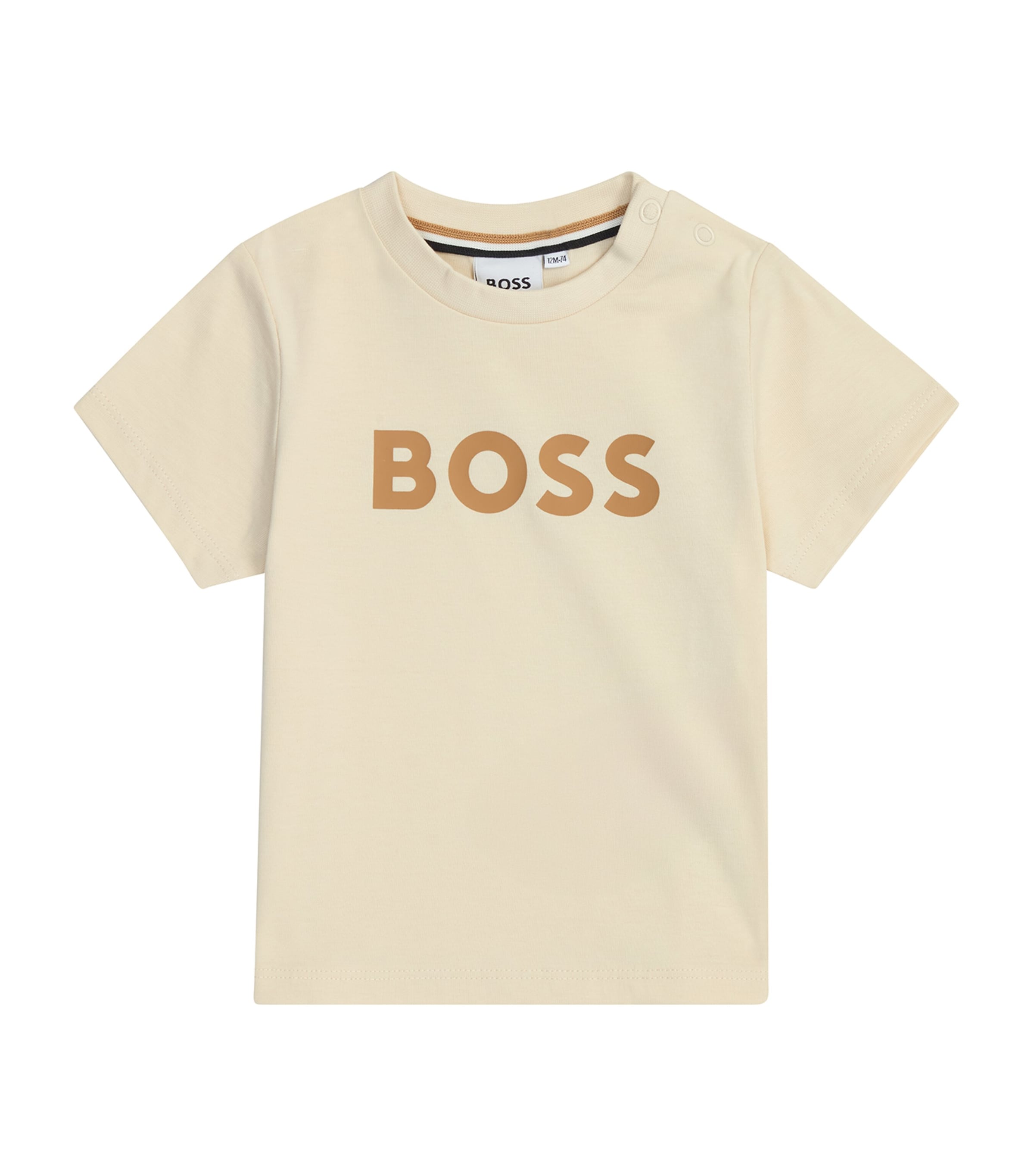 Bosswear Cotton Logo T-shirt In Brown