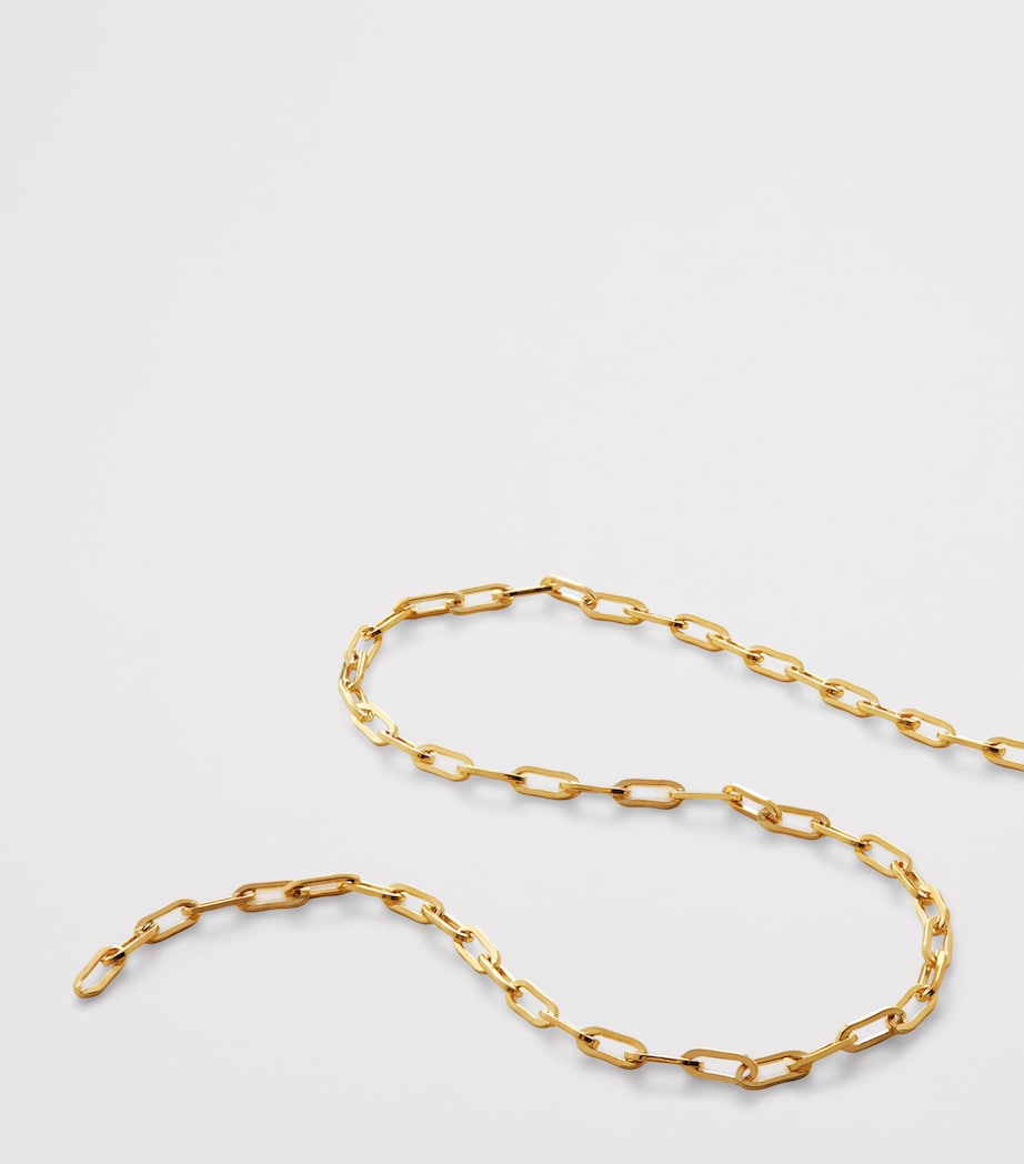 Gold Vermeil Paperclip Chain Bracelet 18K GOLD VERMEIL Image 2