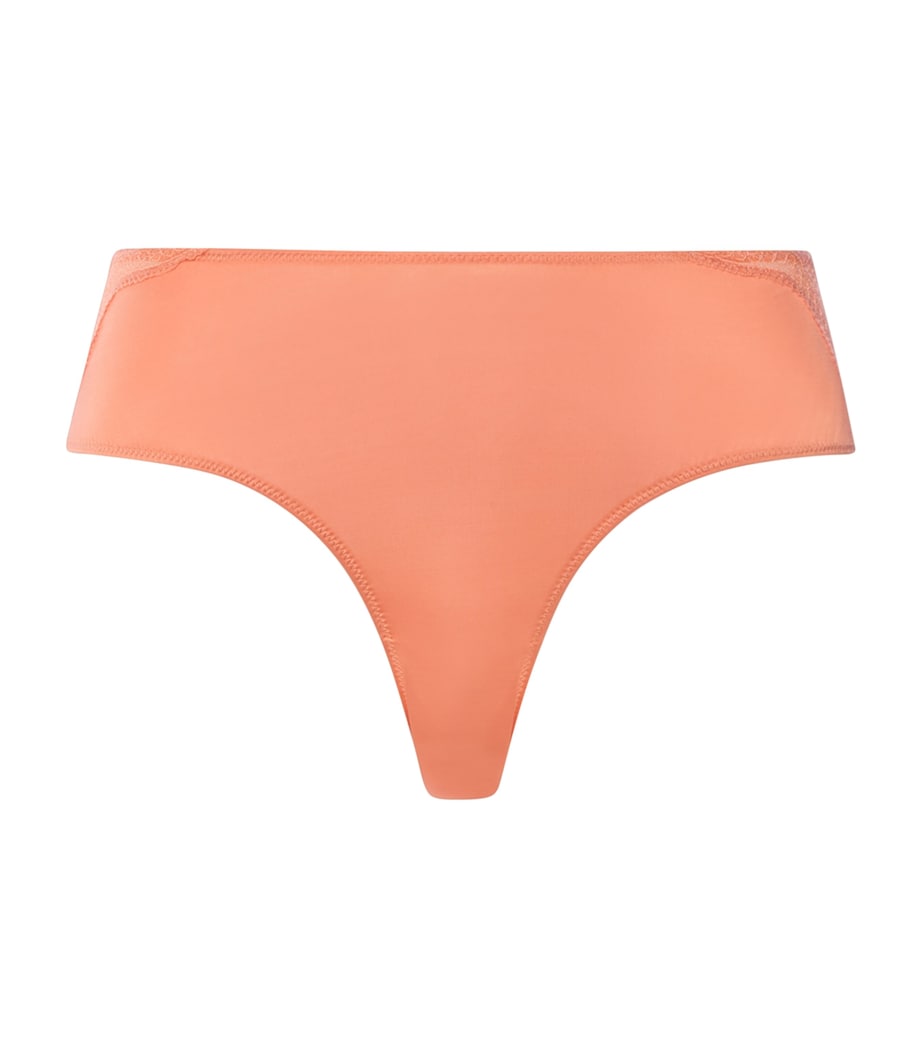 Hanro Womens Cira Midi Briefs Light Carnelian Image 1