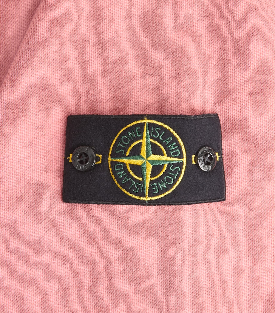 Cotton Logo Zip-Up Hoodie V018G Image 5