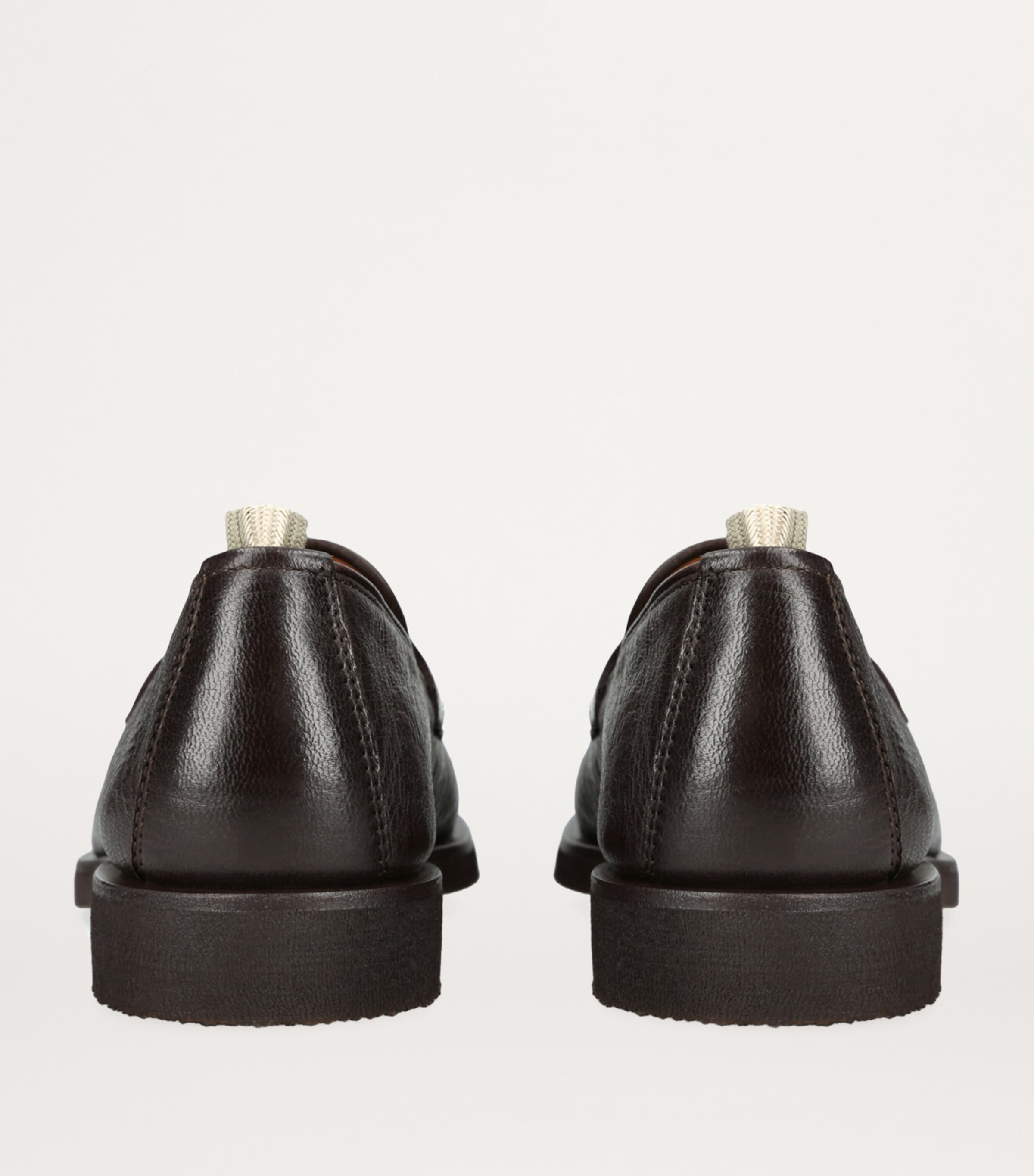 Leather Opera Flexi Loafers BROWN Image 2