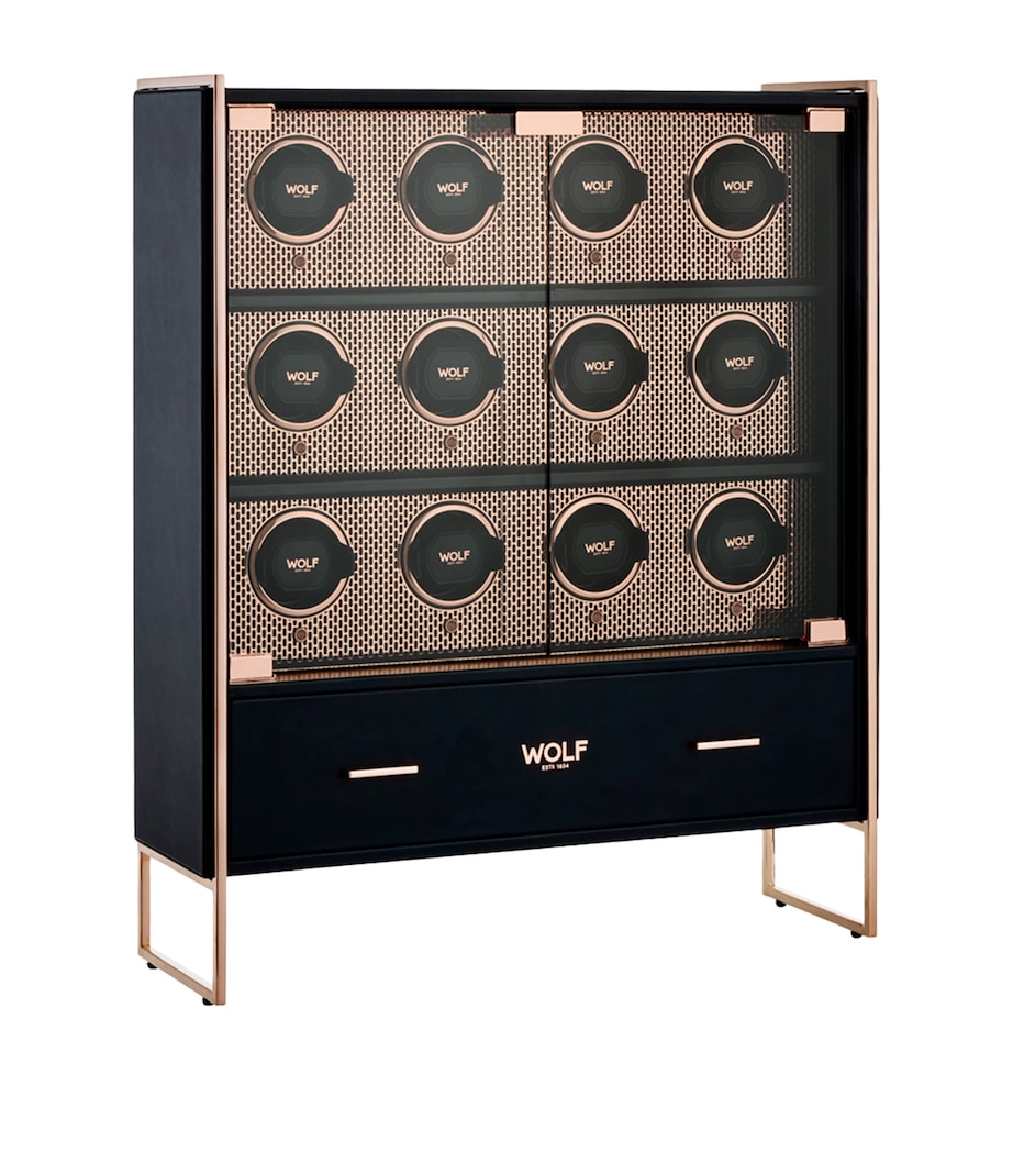 Axis 12-Piece Watch Winder Cabinet COPPER Image 2