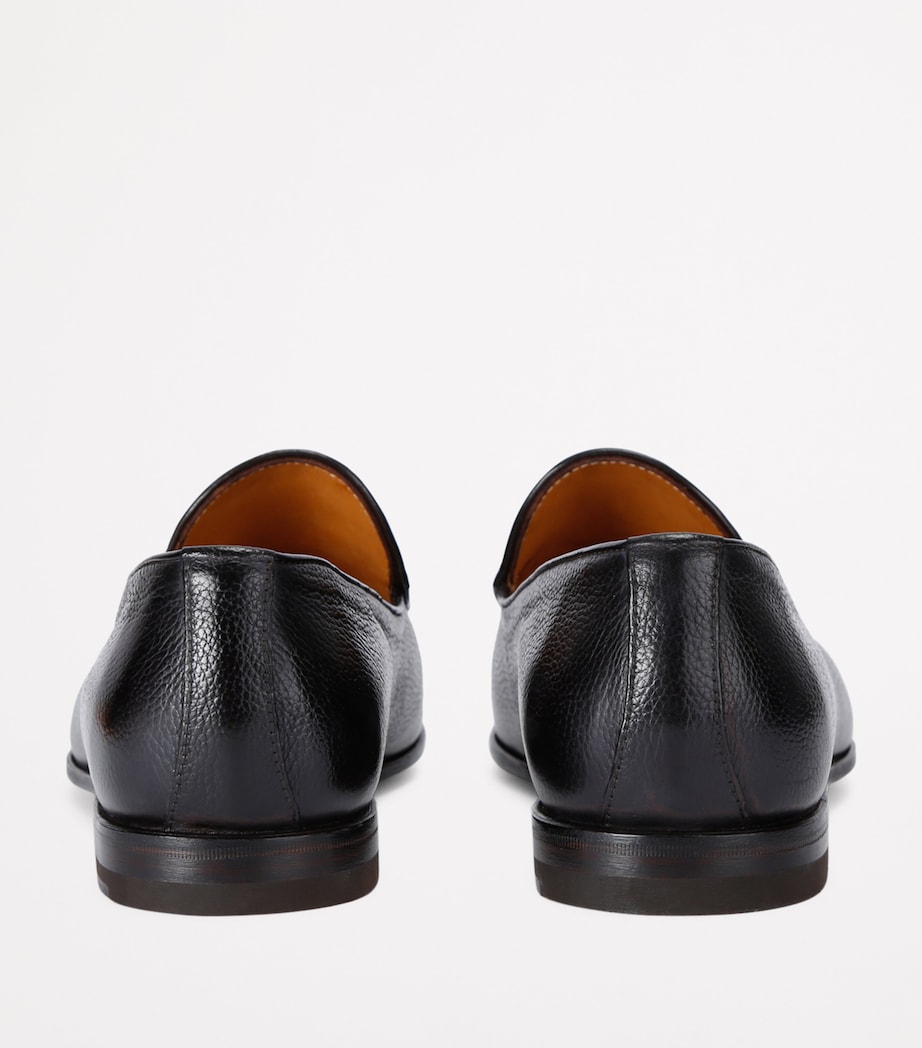 Leather Garbato Loafers BLACK/COMB Image 2