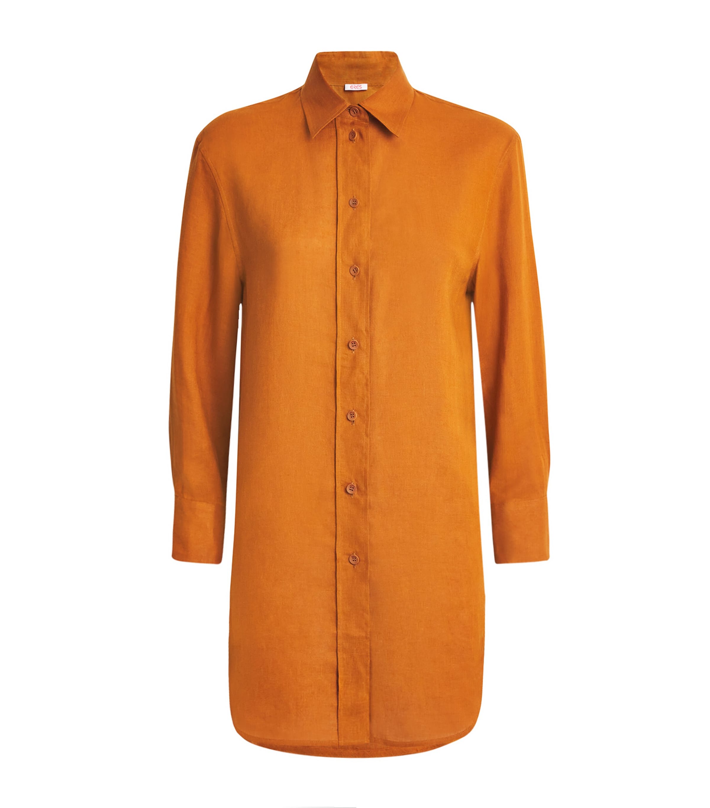 Eres Linen Mignonette Shirt In Brown