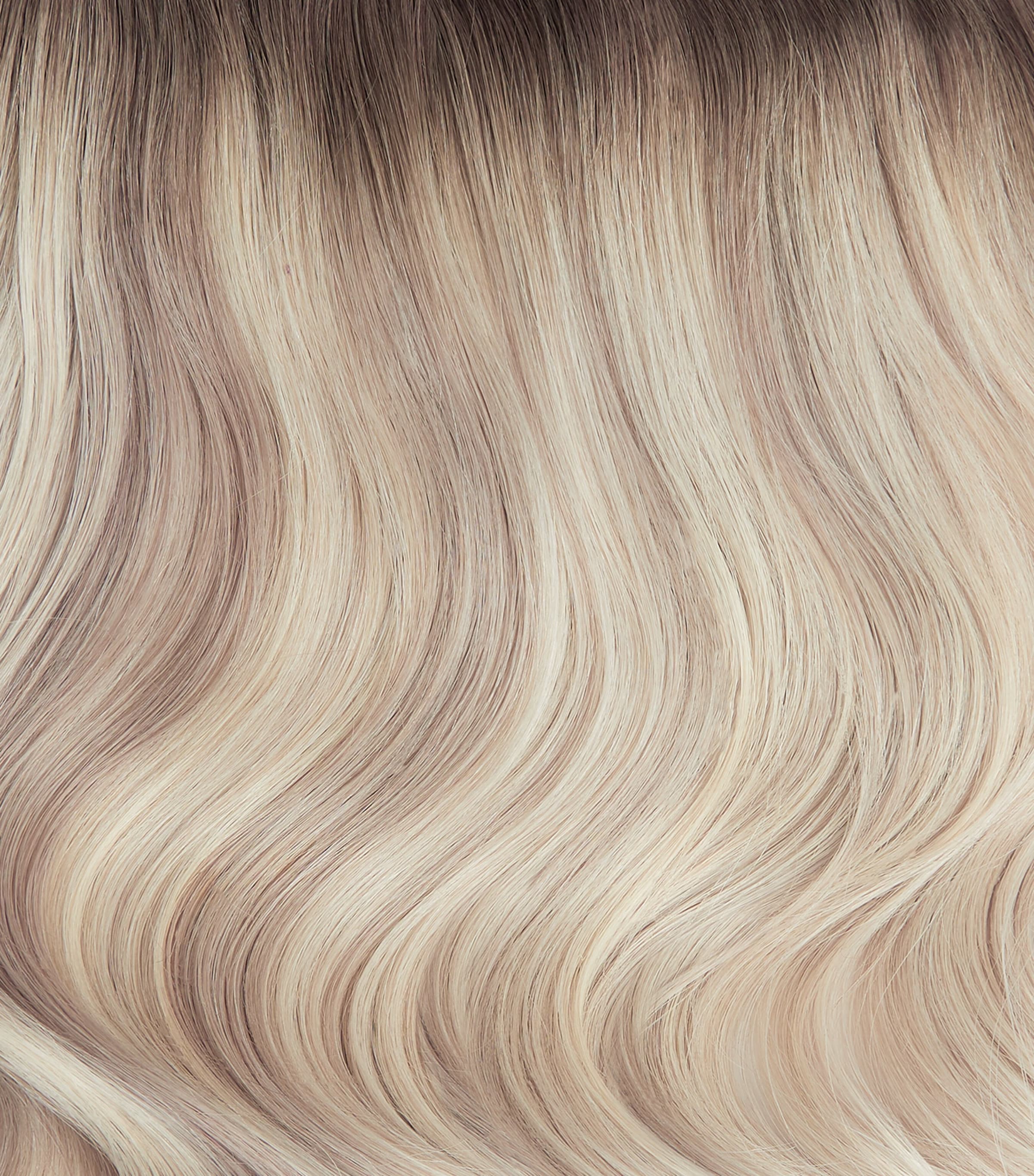 Beauty Works x Huda Barely There Clip-In Mini Fringe Scandinavian Blonde Image 2