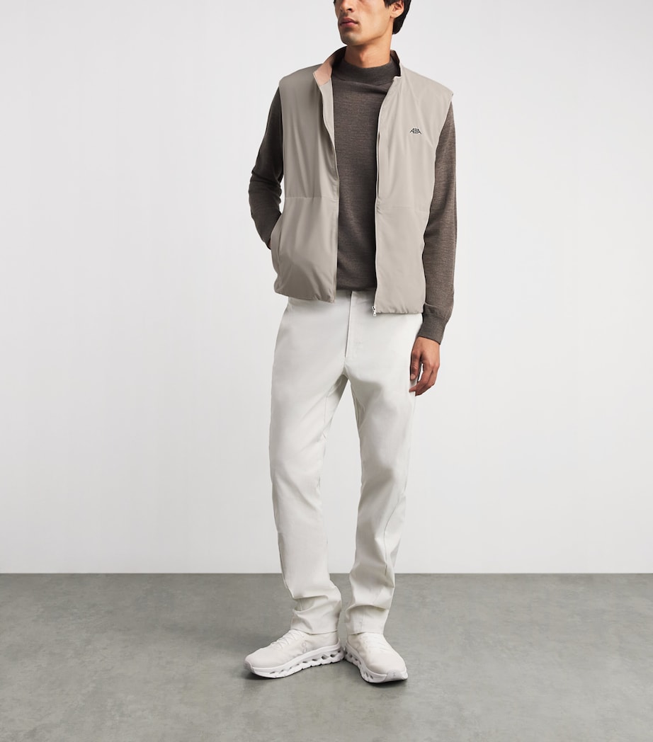 Alba Mens Padded Gilet Ivory Image 2