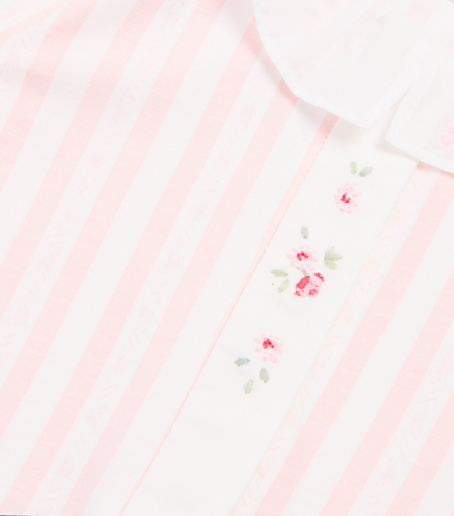 Tartine et Chocolat Embroidered All-In-One (Newborn-2 Years) Rose P�le Image 3