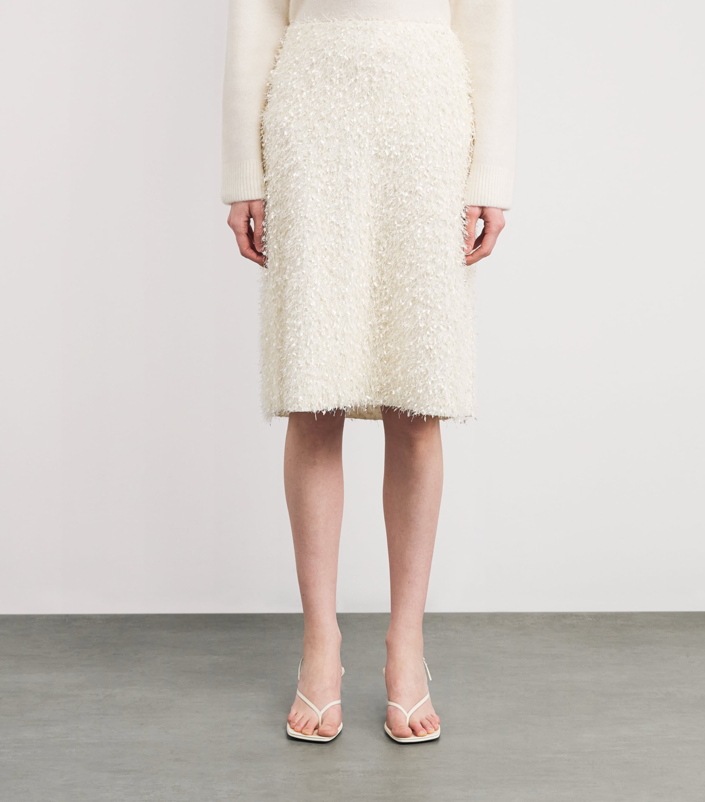 Fringe Knee-Length Skirt 212LTC Image 3