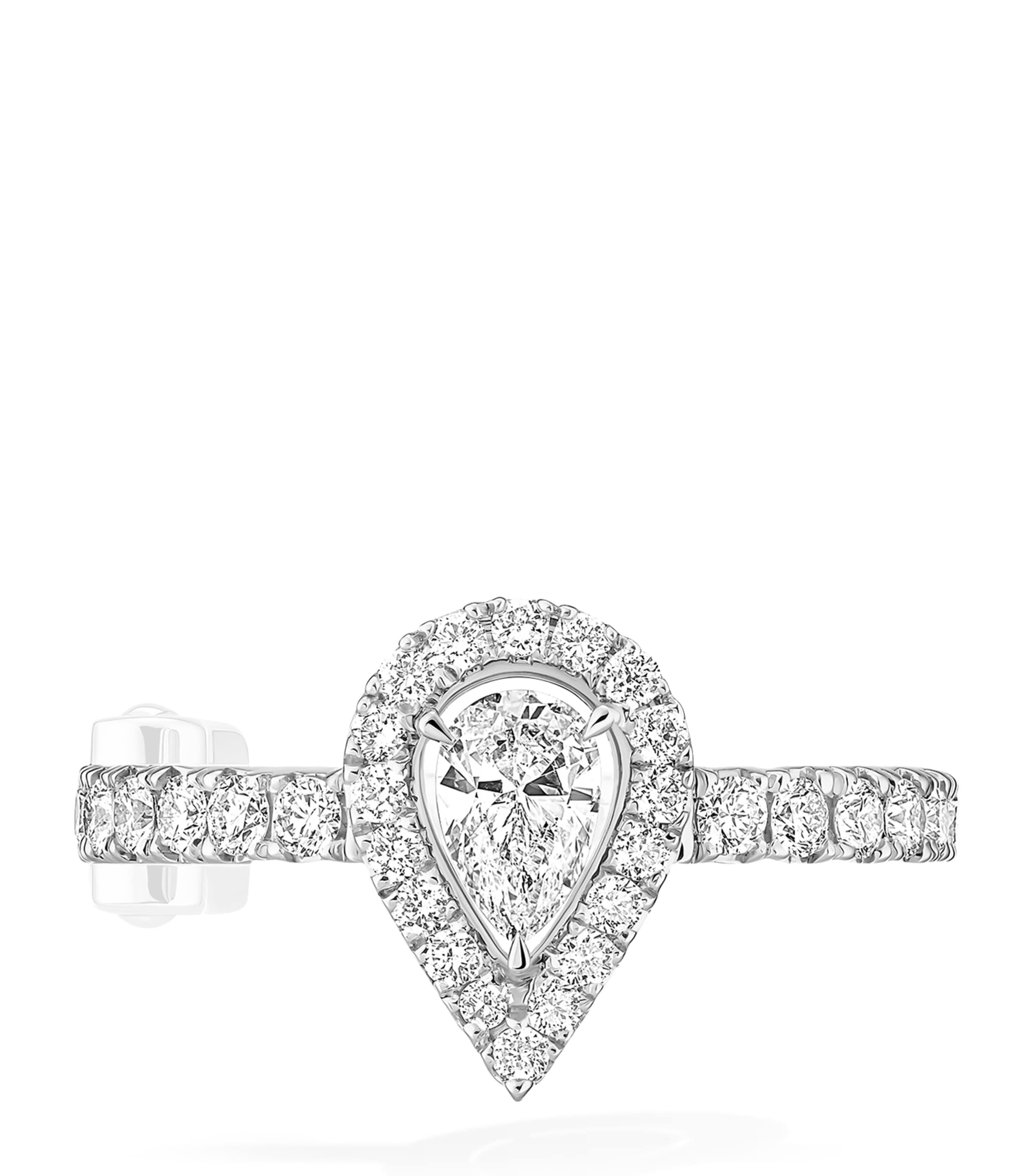 Messika My Twin White Gold and Diamond Single Clip-On Ear Cuff (0.28ct) White Gold Image 1