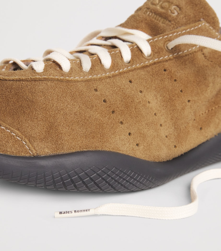 adidas Mens x Wales Bonner Suede Low-Top Sneakers Suplicol/earthst/blk Image 7
