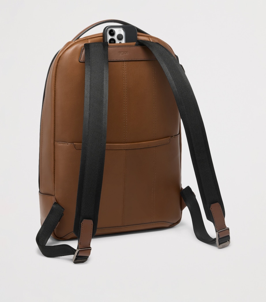 Tumi Harrison Bradner Backpack Cognac Bombe Image 4