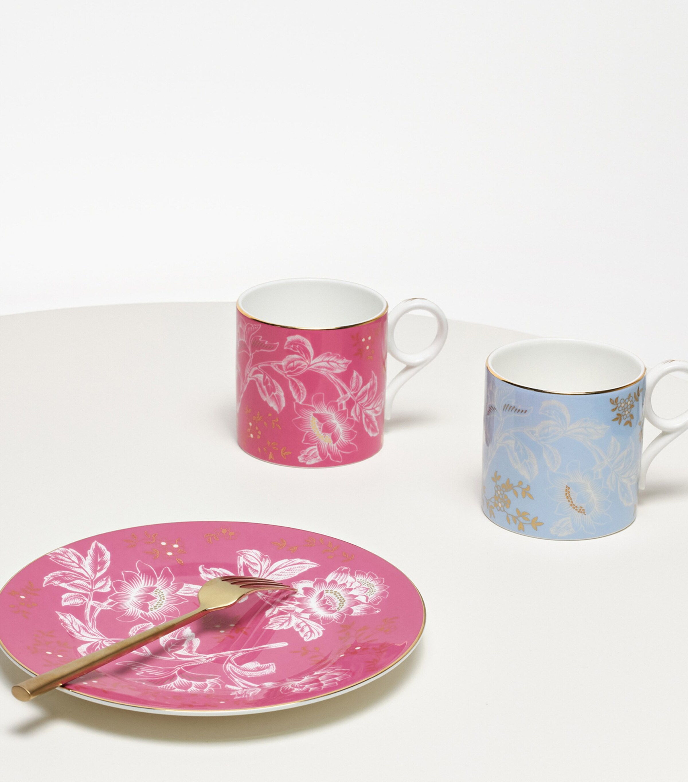 Wedgwood Wonderlust Pink Tonquin Mug (300ml) Pink Image 8