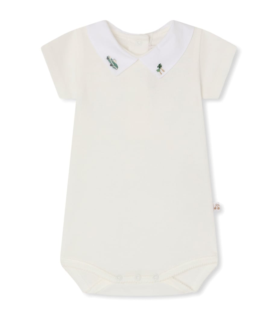 Organic Cotton Juliet Bodysuit (1-24 Months) BLANC LAIT Image 1