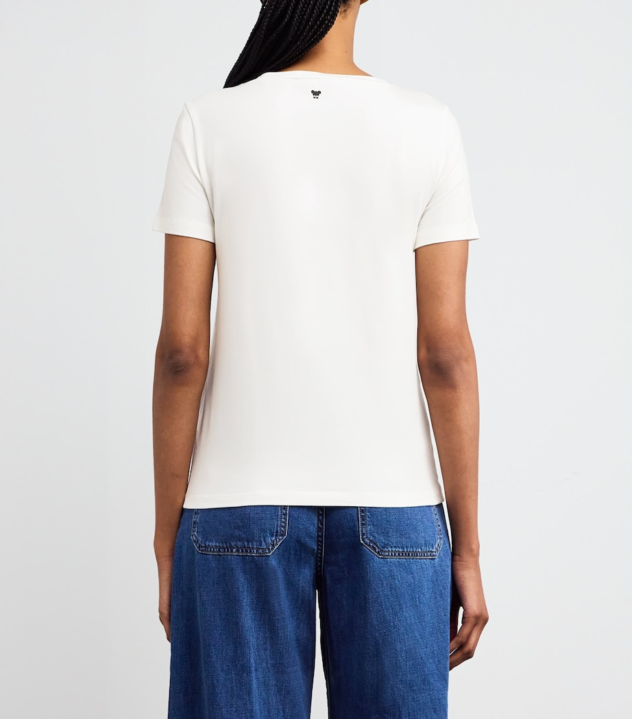 Stretch-Cotton T-Shirt WHITE Image 4