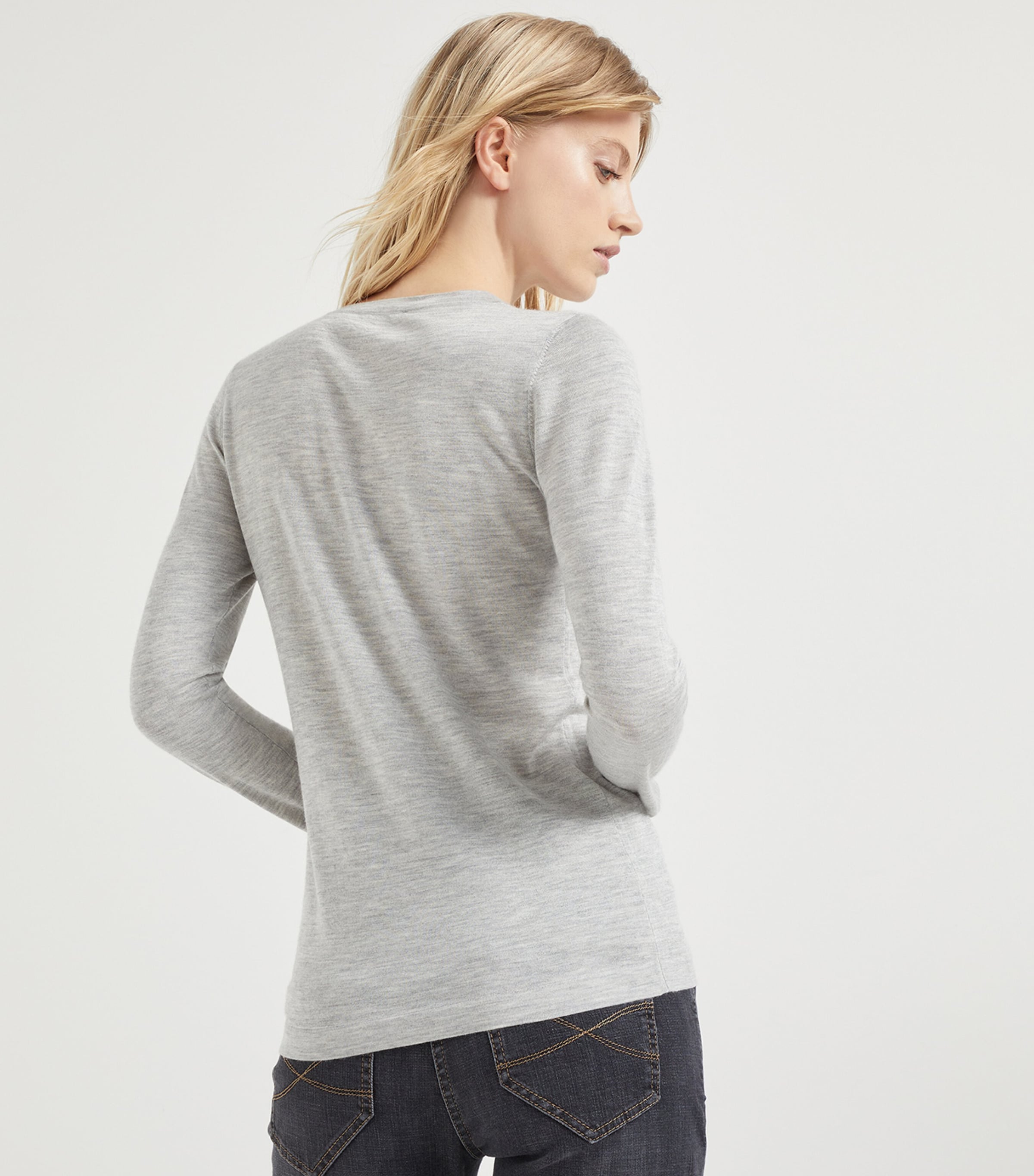 Cashmere-Silk Sweater C072 Image 3