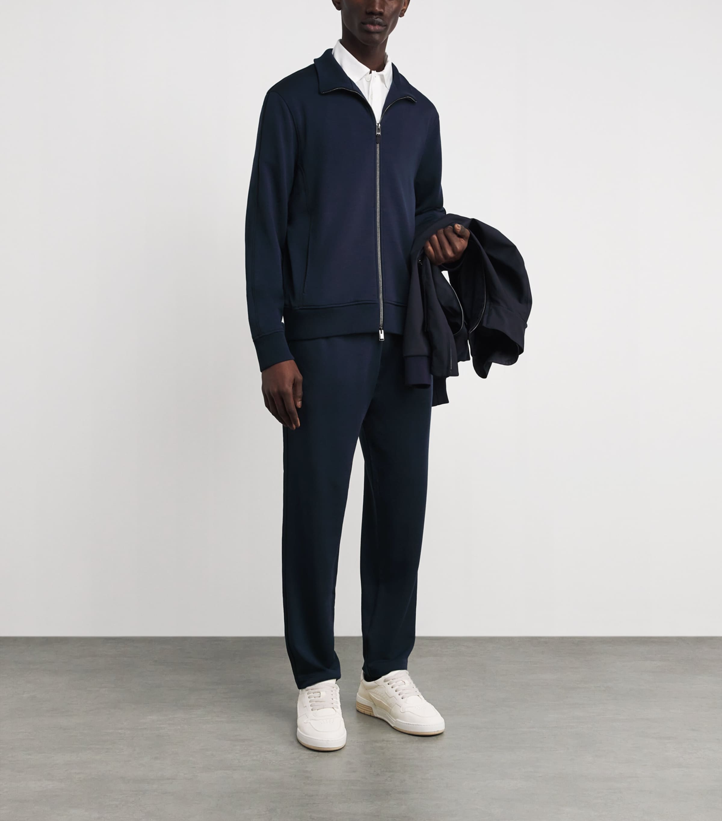 Wool Zip-Up Sweatshirt 320 Image 2